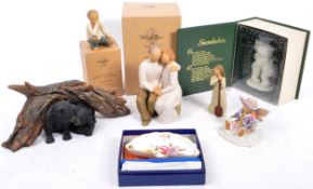 COLLECTION OF CONTEMPORARY GIFTWARE / ORNAMENT FIGURES