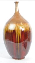 LARGE 20TH CENTURY STUDIO ART POTTERY DRIP GLAZE VASE