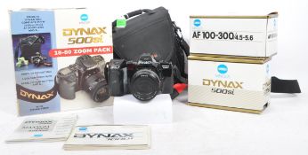 MINOLTA - 1990S DYNAX SLR CAMERAS AND LENSES