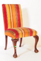 VICTORIAN CABRIOLE LEG SIDE DINING CHAIR