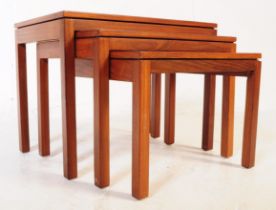 MID 20TH CENTURY WOODEN NEST OF TABLES