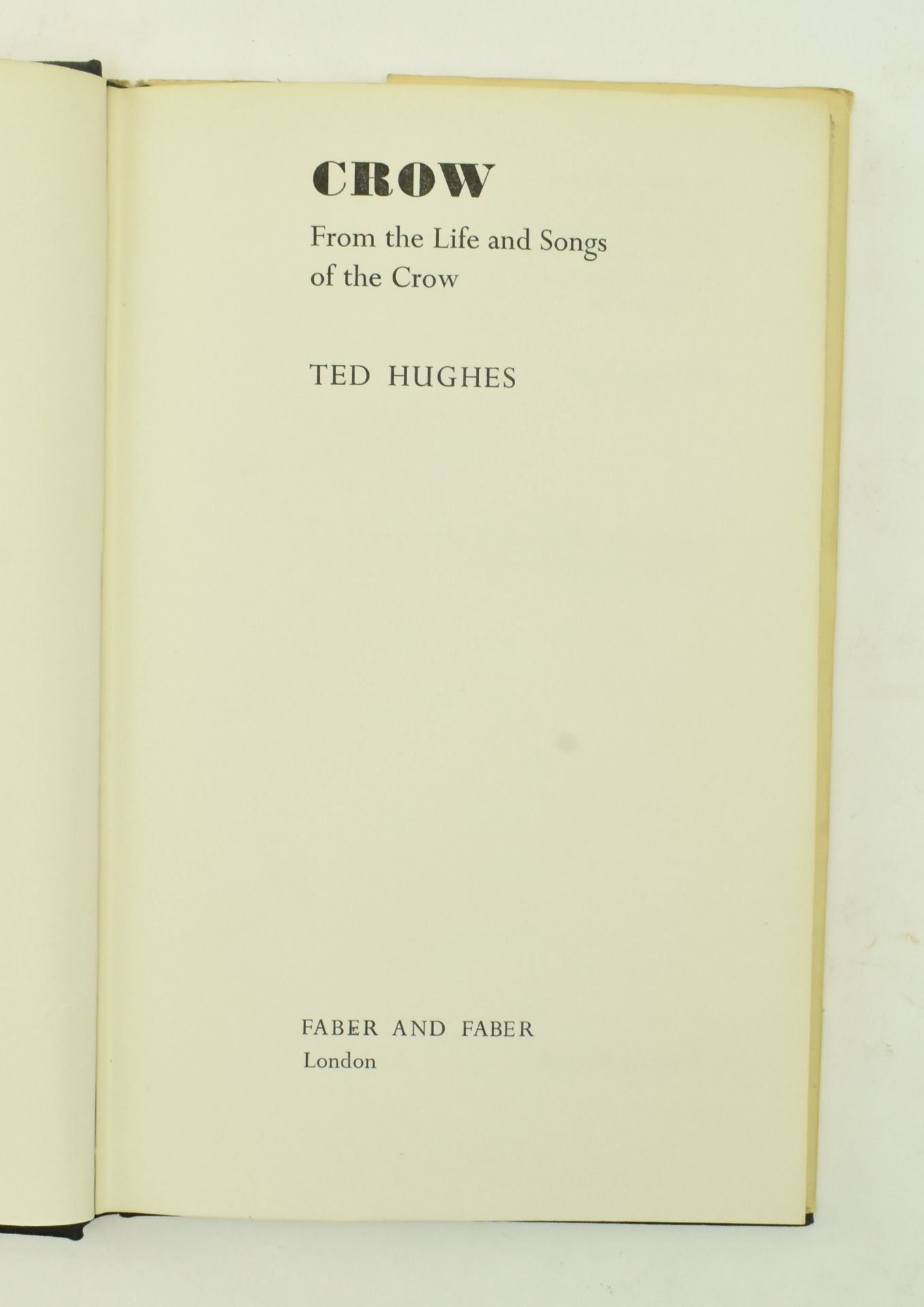 SYLVIA PLATH & TED HUGHES. FOUR MODERN POETRY COLLECTIONS - Image 8 of 11