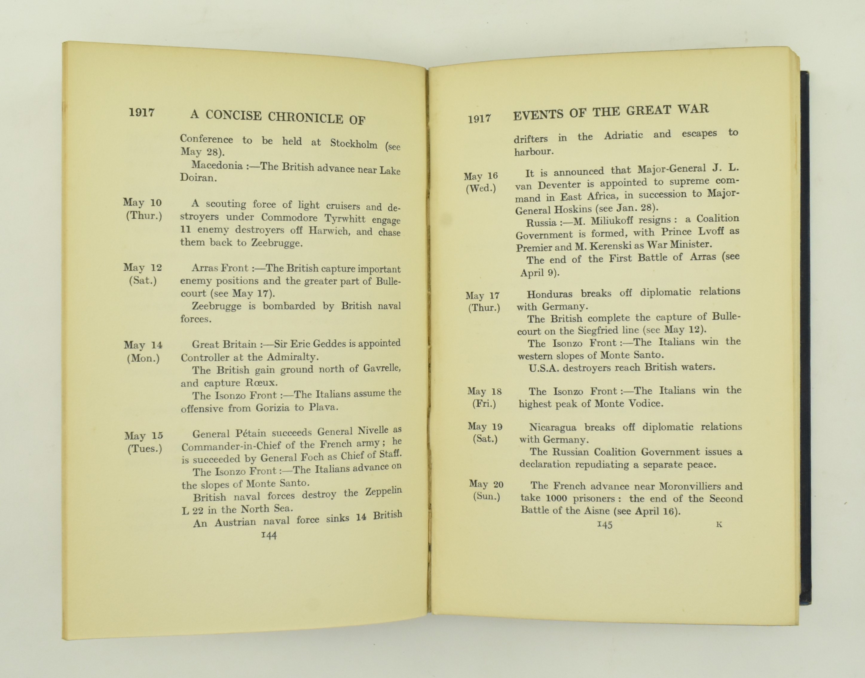 MILITARY WWI INTEREST. COLLECTION OF EIGHT BOOKS - Image 12 of 13