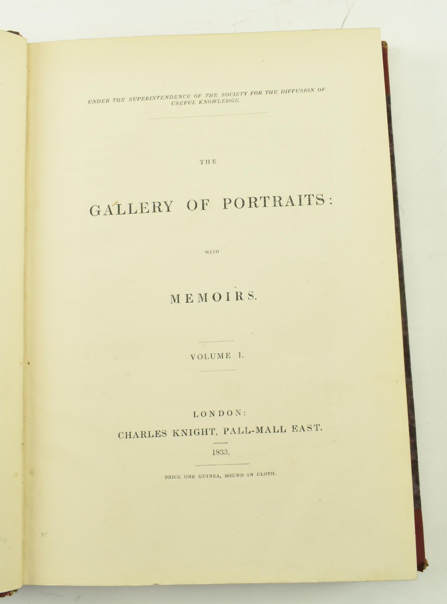 1833 SIX VOLUME THE GALLERY OF PORTRAITS PUBL. CHARLES KNIGHT - Bild 3 aus 10