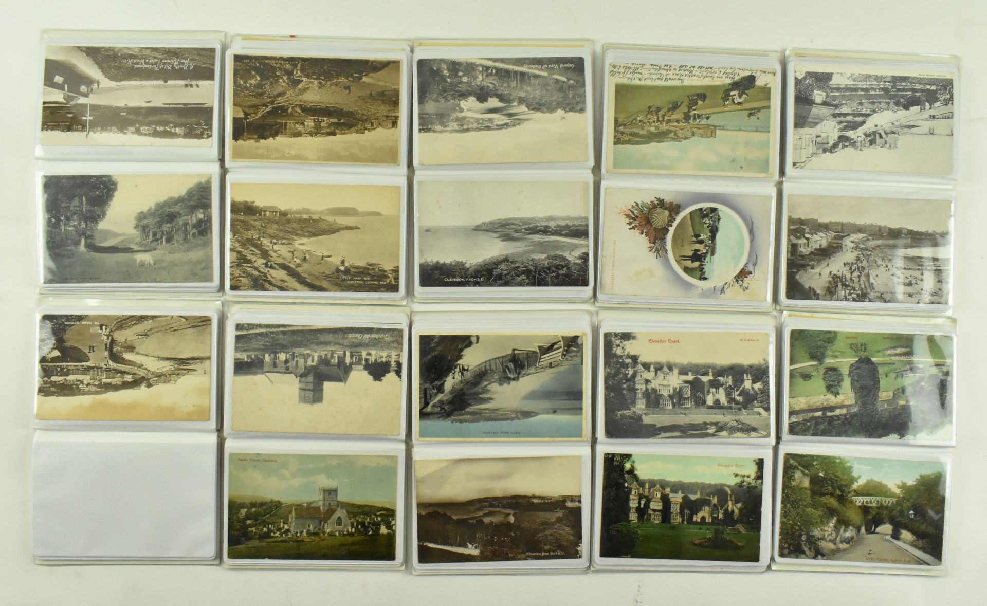 LOCAL SOMERSET INTEREST - APPROX. 200 BLACK & WHITE POSTCARDS - Bild 3 aus 6