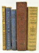 FIVE EDWARDIAN COOKERY & RELATED HOUSEWORK BOOKS