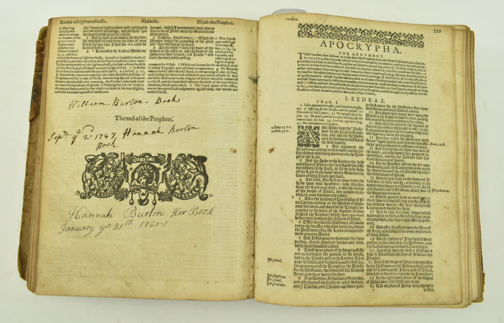 1615 GENEVA BREECHES SHE BIBLE IN ORIG. LEATHER - Bild 3 aus 6