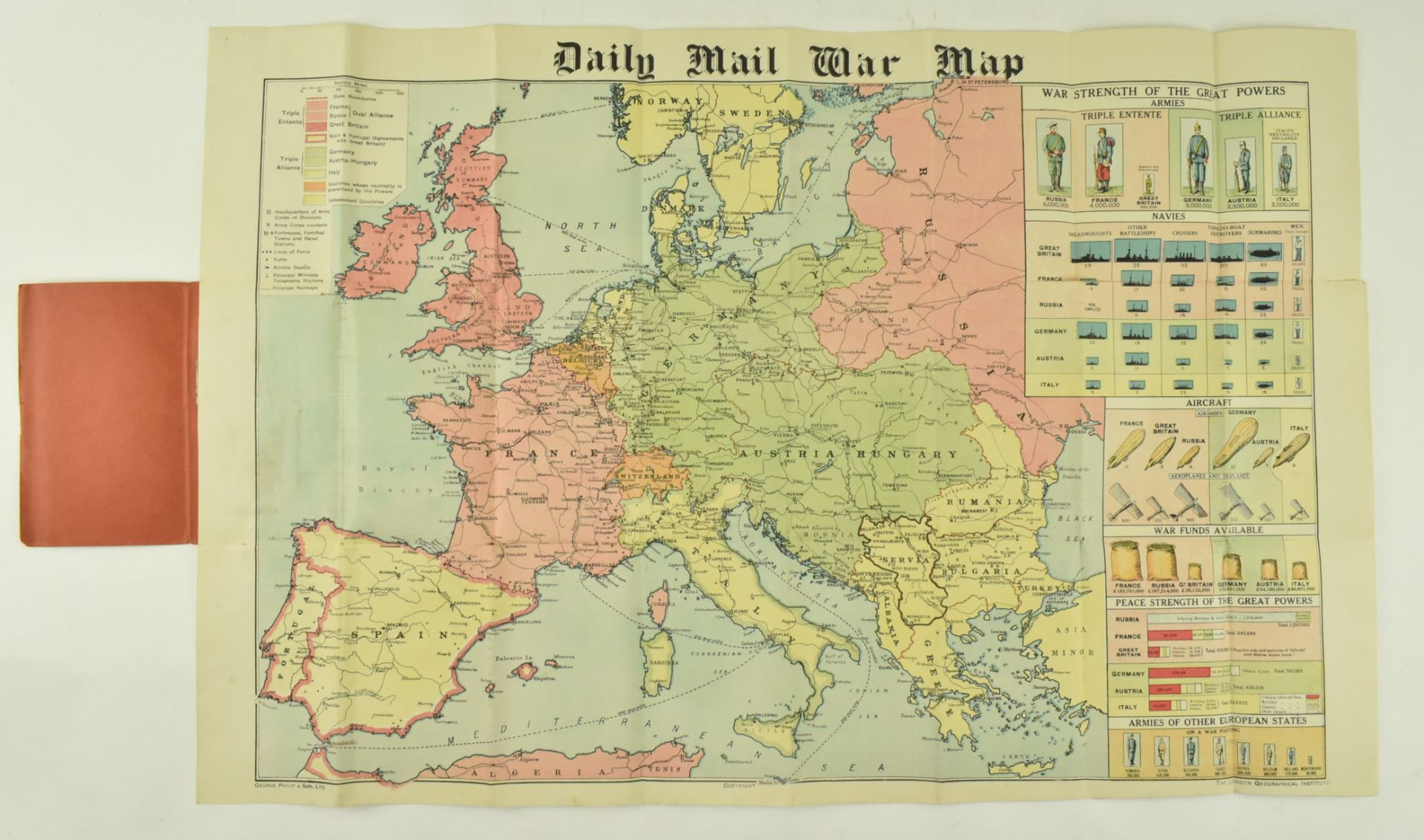 WW1 INTEREST. TWO NEWSPAPER MAPS & RAILWAY WAR RECORD - Bild 8 aus 8