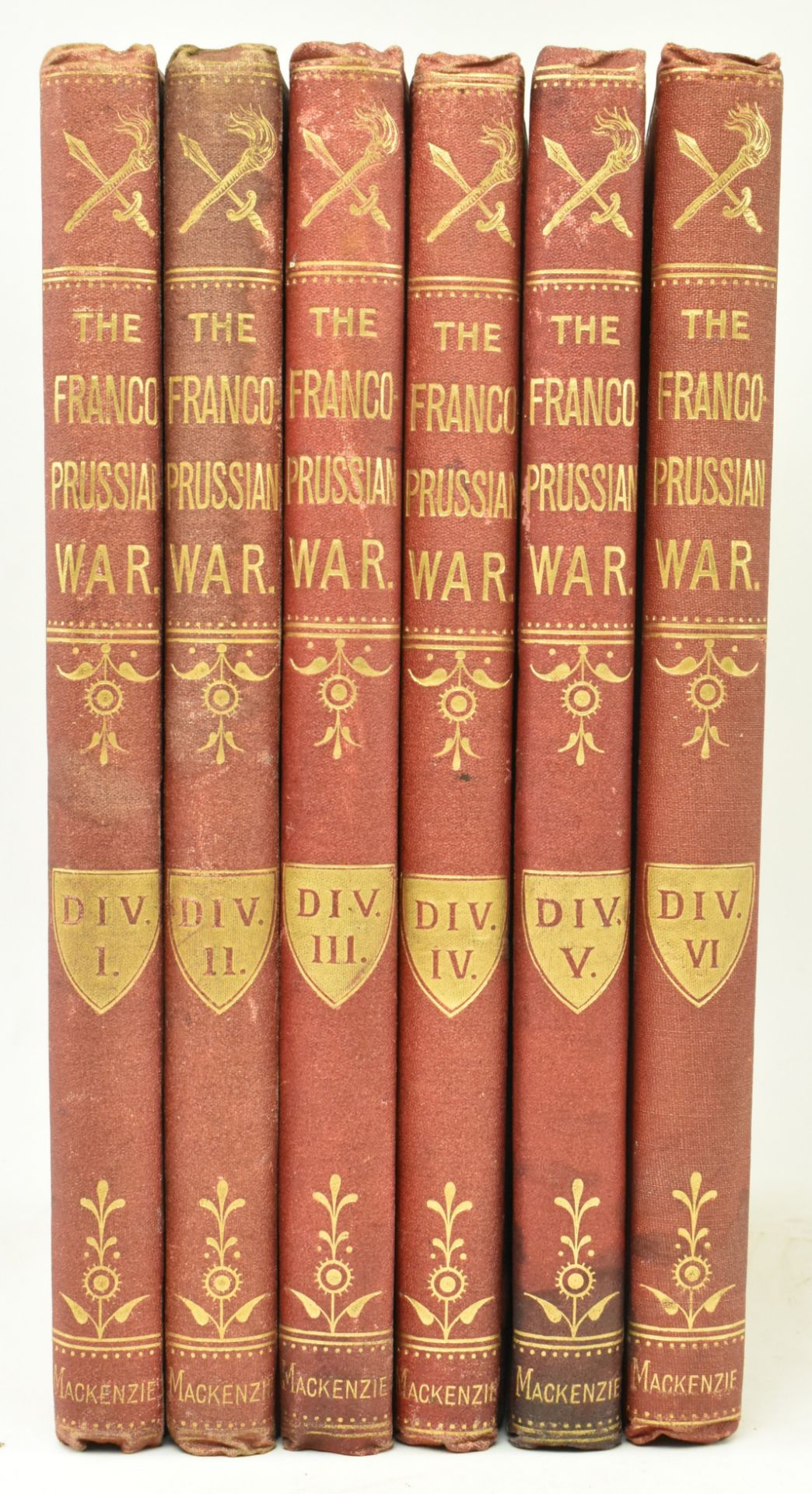 MILITARY INTEREST. HOZIER'S THE FRANCO-PRUSSIAN WAR, 6VOL