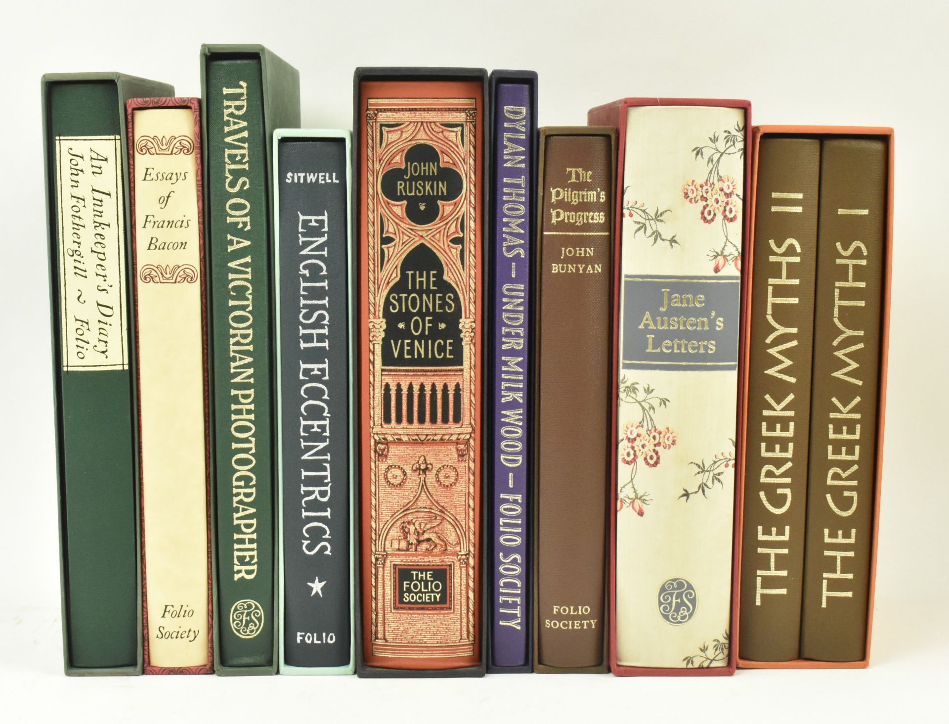 FOLIO SOCIETY. COLLECTION OF NINE FOLIO EDITION BOOKS