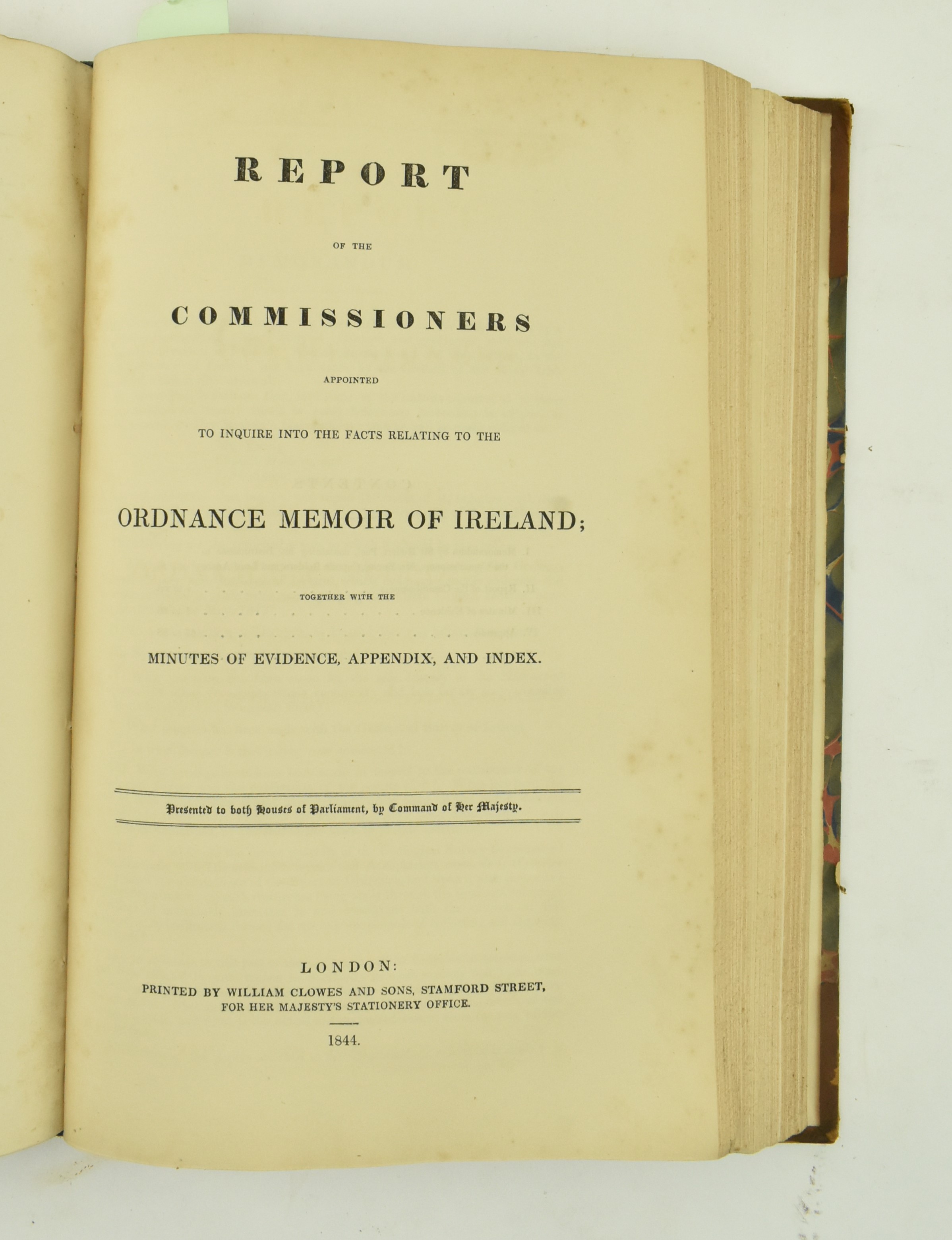 BOUND COLLECTION OF 19TH CENTURY REPORTS ON REGULATIONS - Image 2 of 6