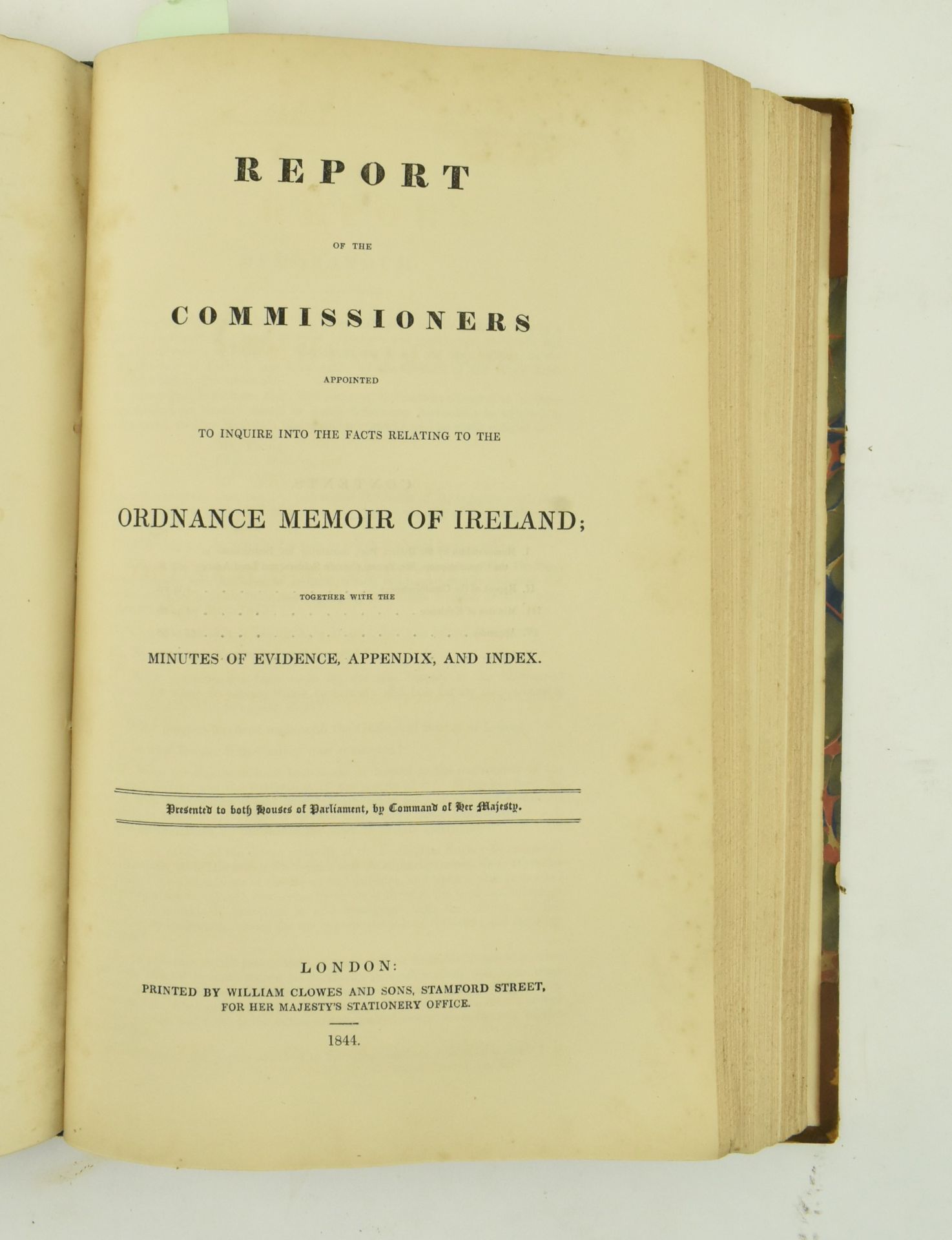 BOUND COLLECTION OF 19TH CENTURY REPORTS ON REGULATIONS - Image 2 of 6