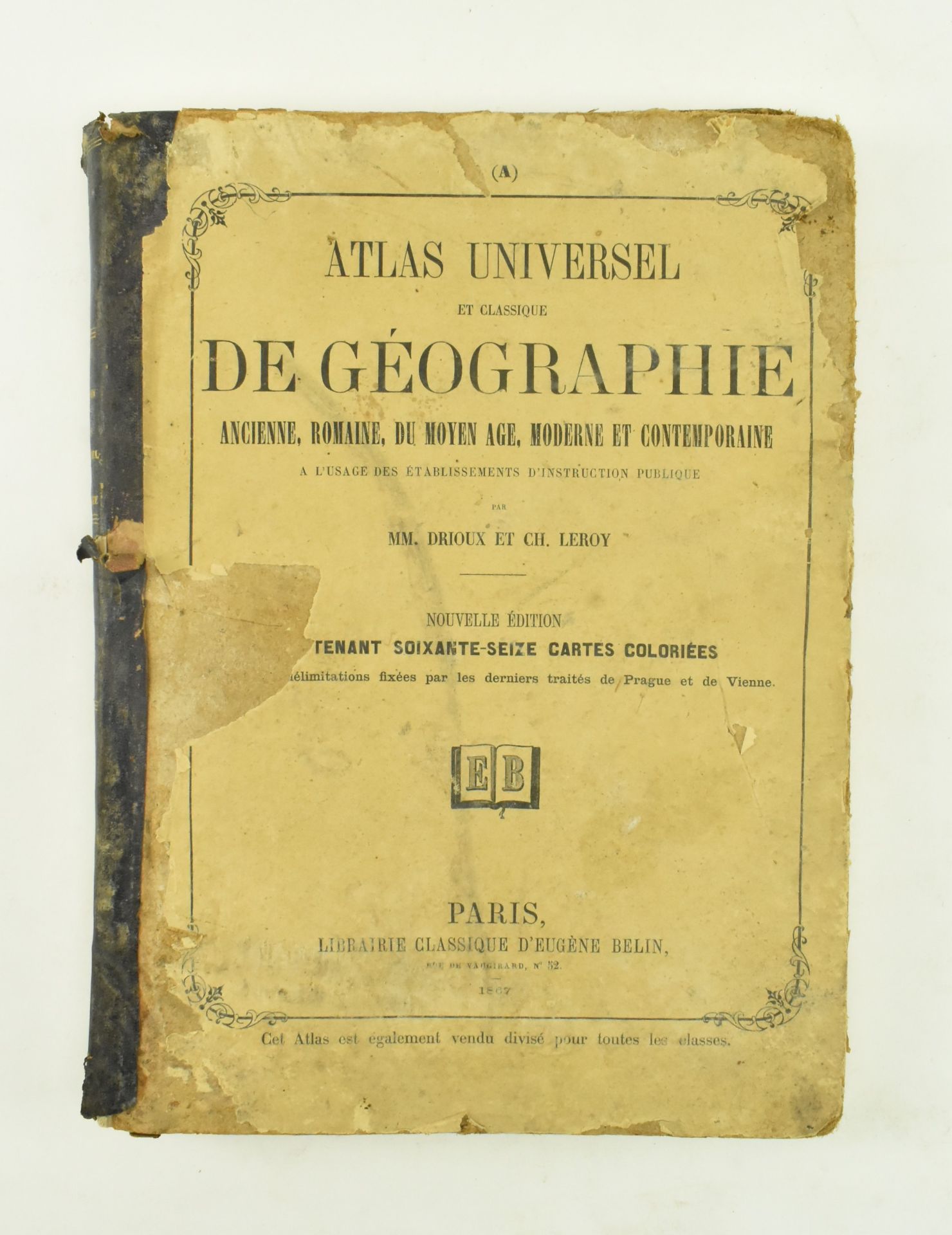 CARTOGRAPHY. TWO 19TH CENTURY FRENCH ATLASES - Bild 2 aus 10