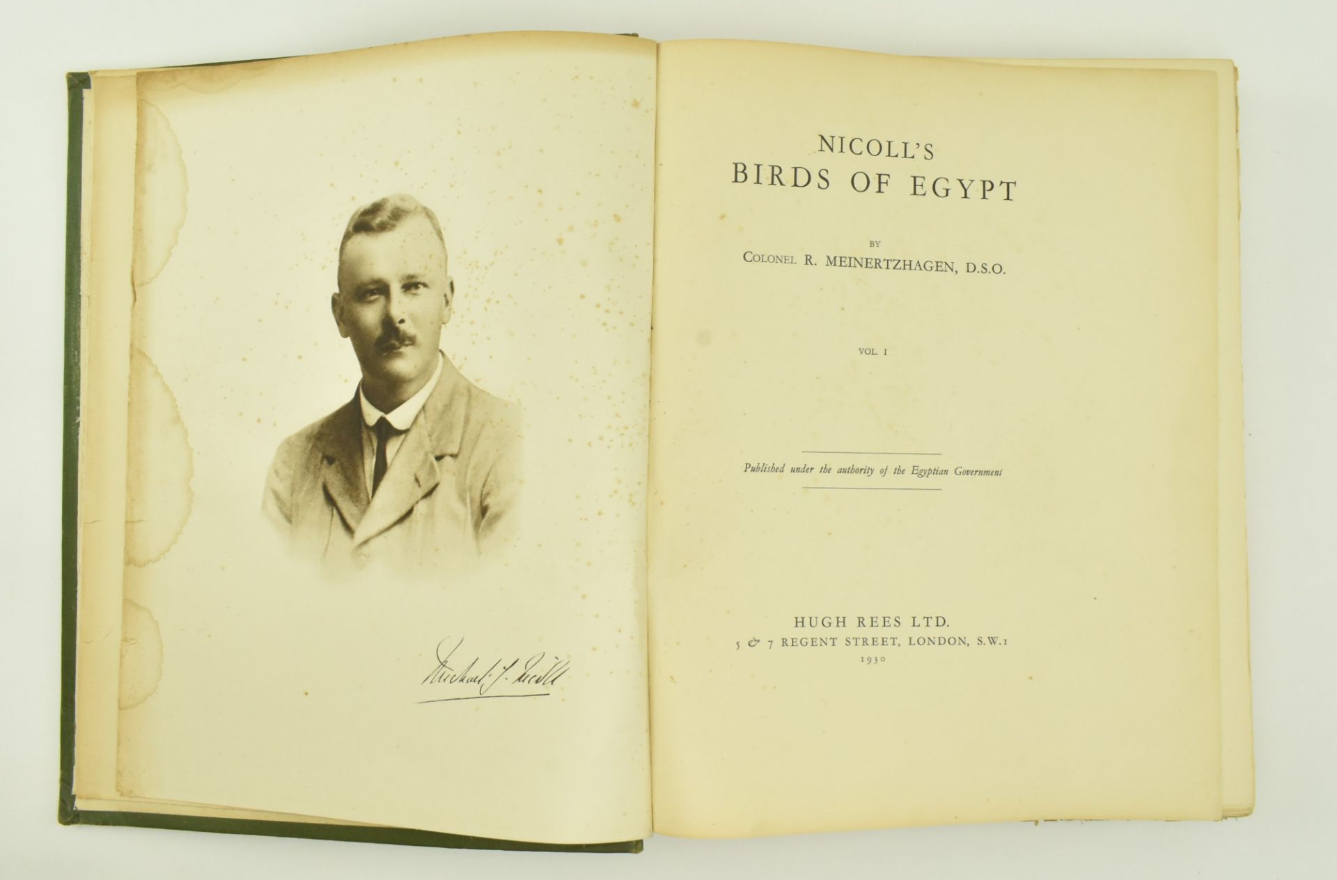 ORNITHOLOGY. 1930 NICOLL'S BIRDS OF EGYPT, R. MEINERTZHAGEN - Bild 3 aus 10