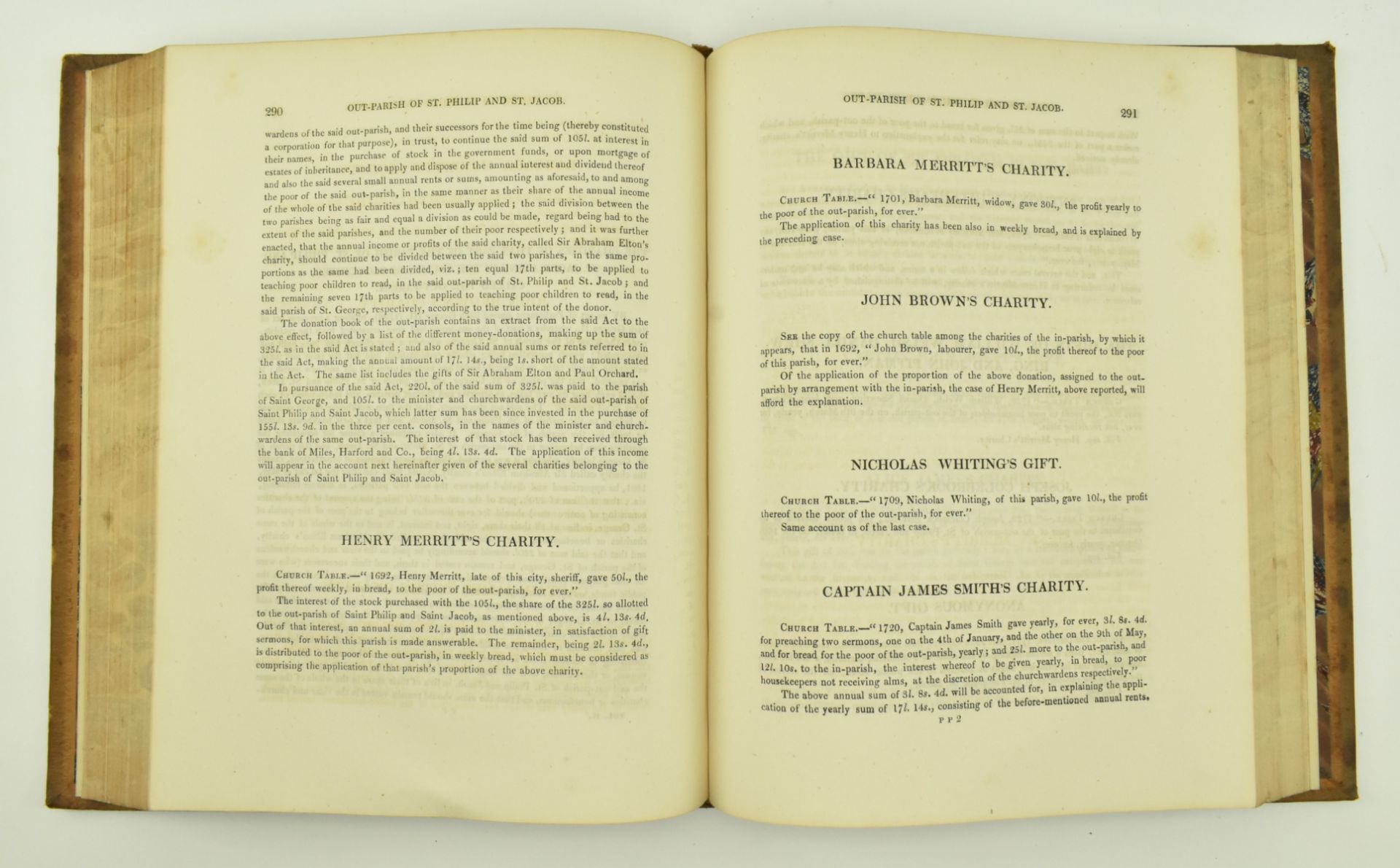 BRISTOL LOCAL INTEREST. 1831 THE BRISTOL CHARITIES IN TWO VOLS - Image 8 of 8