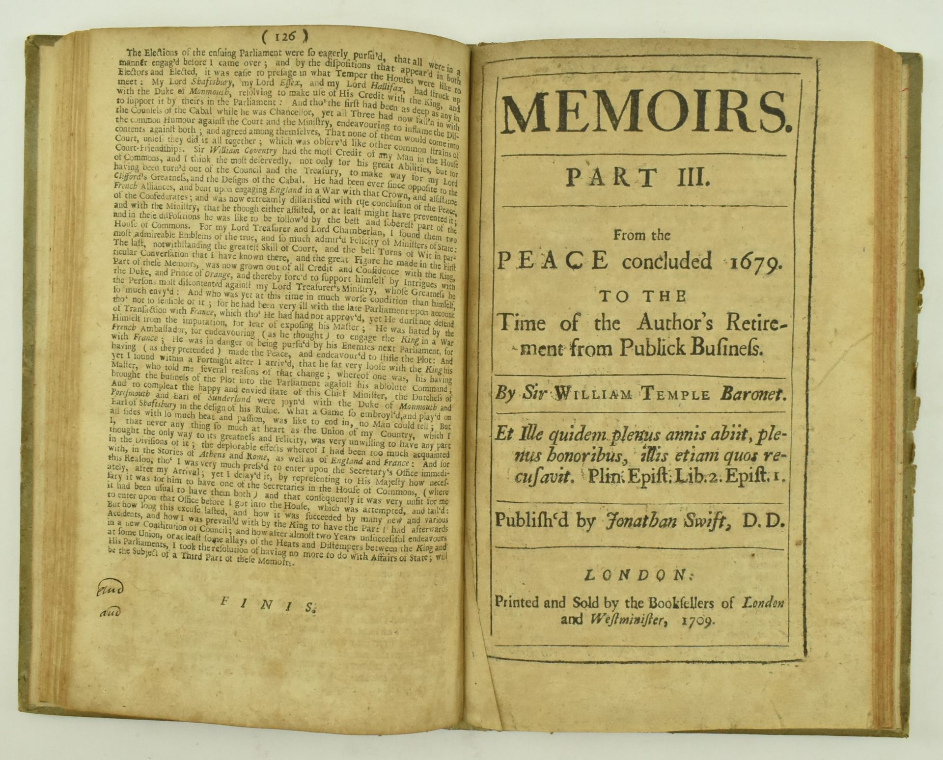 1709 MEMOIRS OF WHAT PAST IN CHRISTENDOM - Image 4 of 6