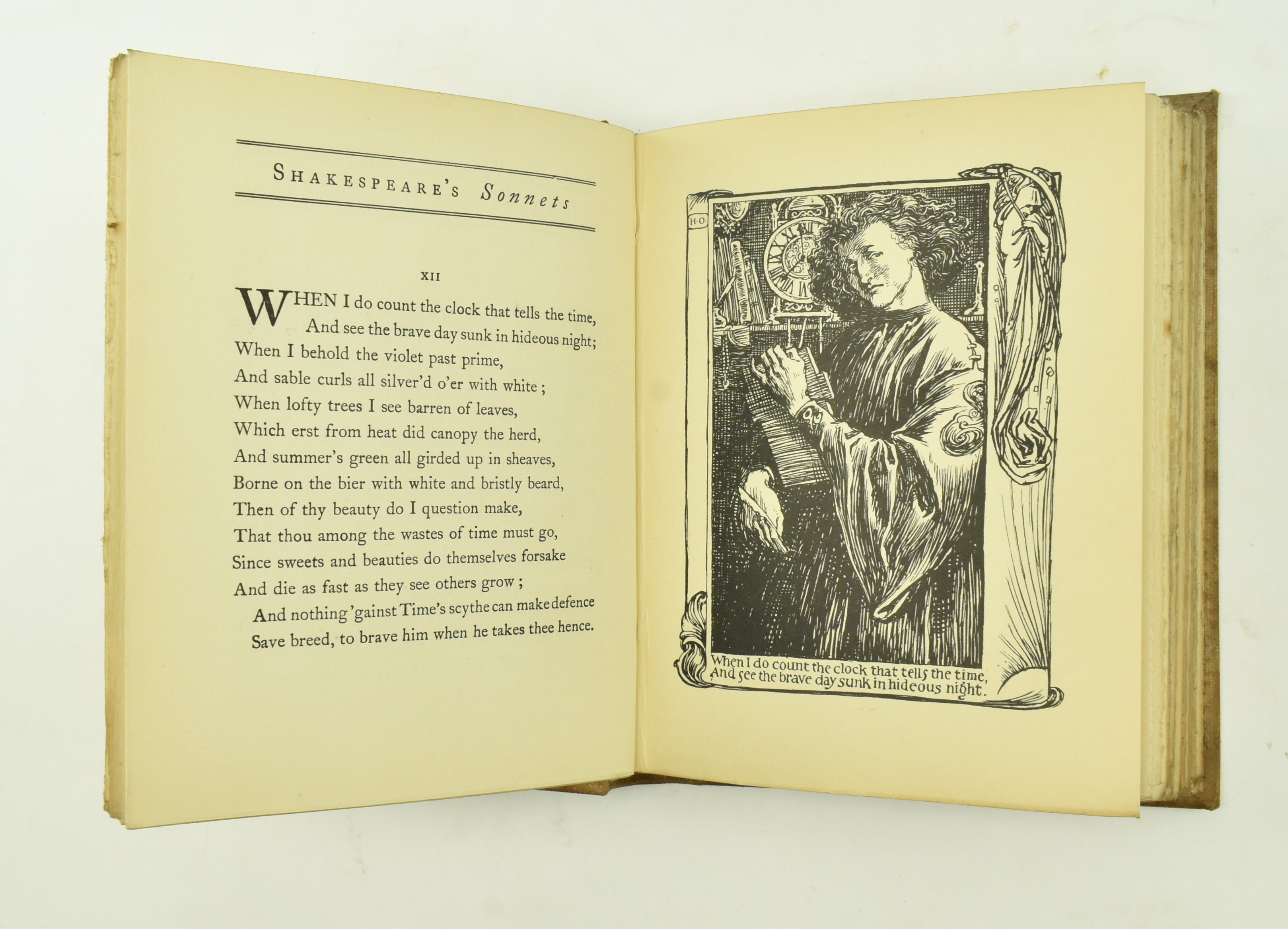 1899 SHAKESPEARE'S SONNETS ILLUSTRATED HENRY OSPOVAT - Image 6 of 8