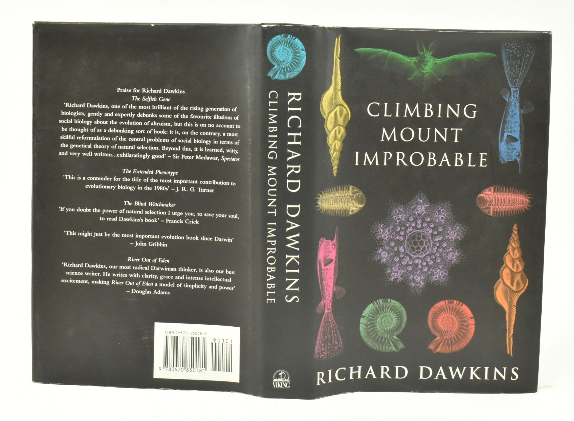 DAWKINS, RICHARD - SIGNED 1ST ED CLIMBING MOUNT IMPROBABLE - Bild 2 aus 8