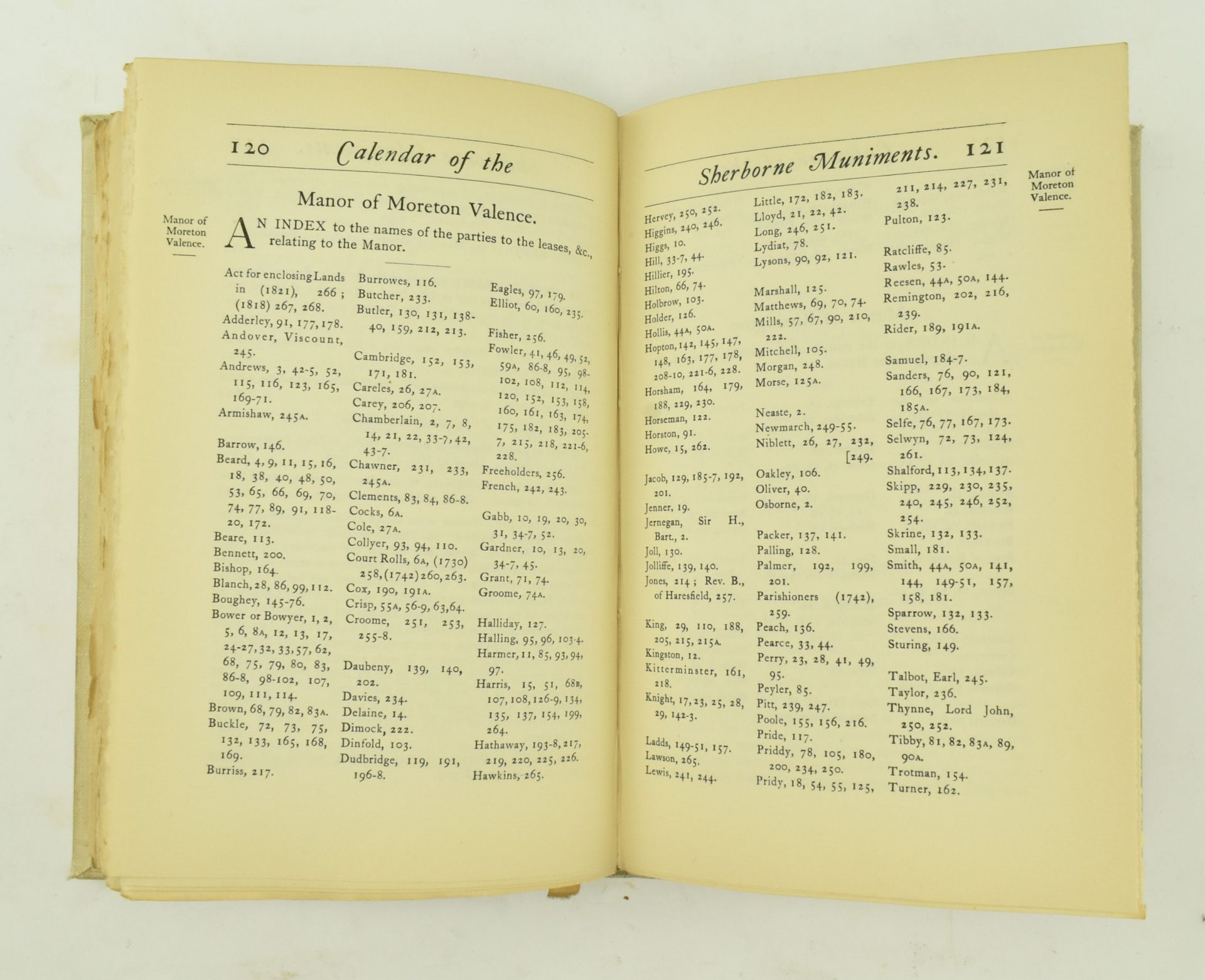 1900 CALENDAR OF CHARTERS IN THE MUNIMENT ROOM AT SHERBORNE - Image 5 of 6