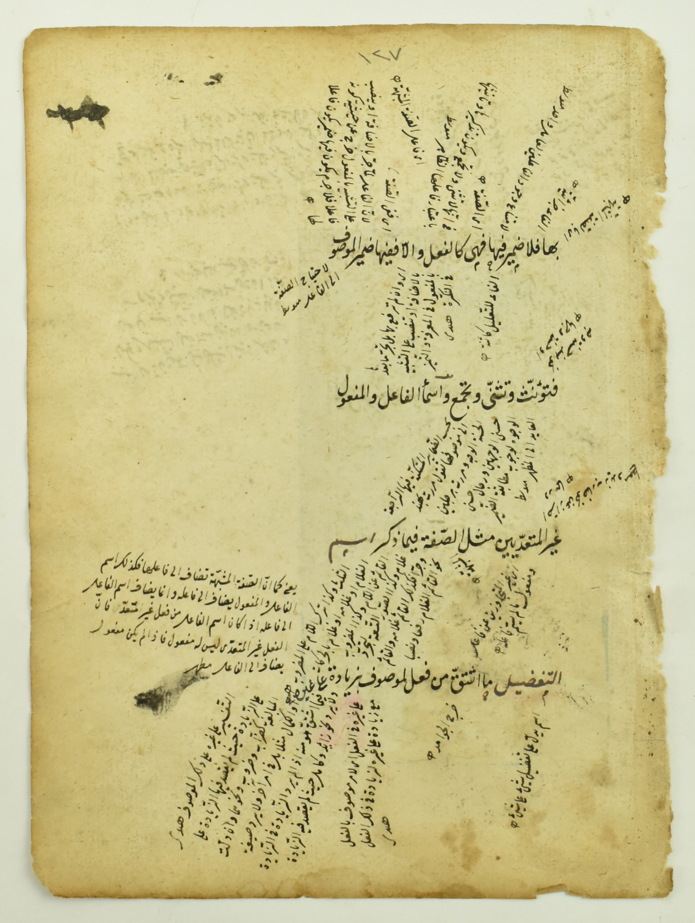 TWO CIRCA 19TH CENTURY ARABIC ILLUMINATED MANUSCRIPT LEAVES - Image 11 of 11