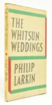 LARKIN, PHILIP. 1964 THE WHITSUN WEDDINGS IN DUST WRAPPER