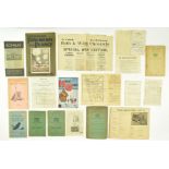 COLLECTION OF WWI & WWII MILITARY PAMPHLETS & EPHEMERA