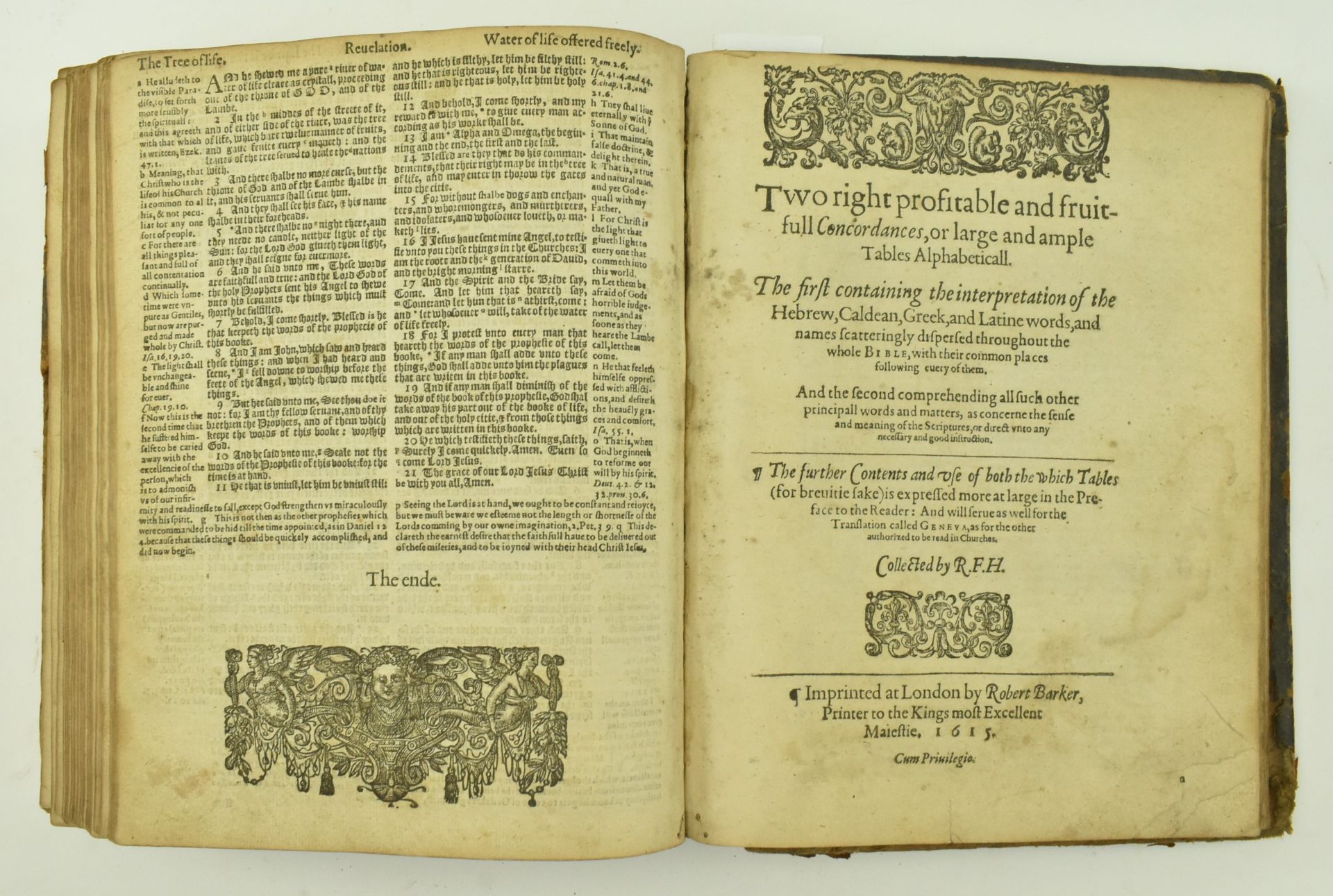 1615 GENEVA BREECHES SHE BIBLE IN ORIG. LEATHER - Bild 5 aus 6