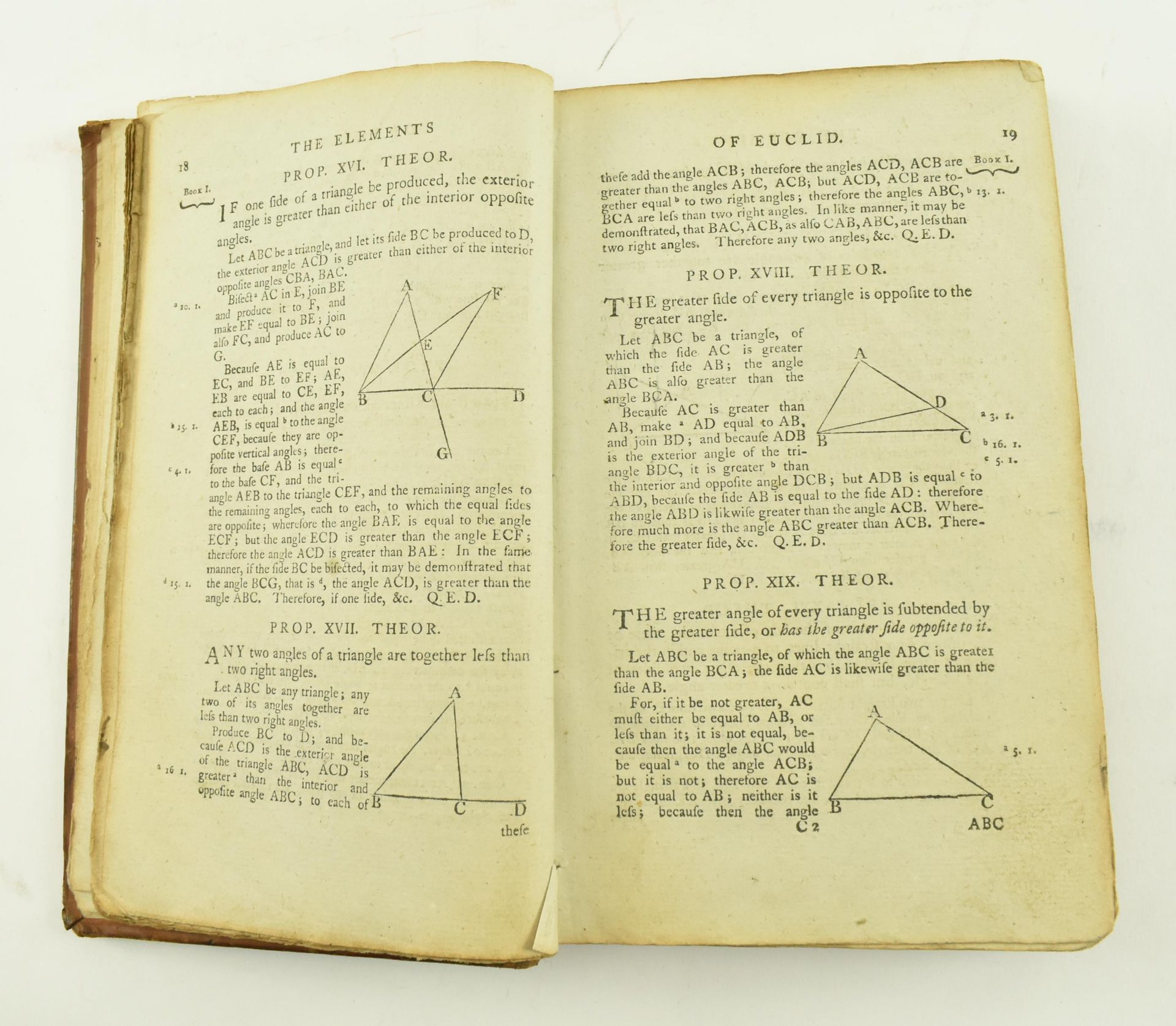 SIMSON, ROBERT. 1804 THE ELEMENTS OF EUCLID TWELFTH EDITION - Image 3 of 6