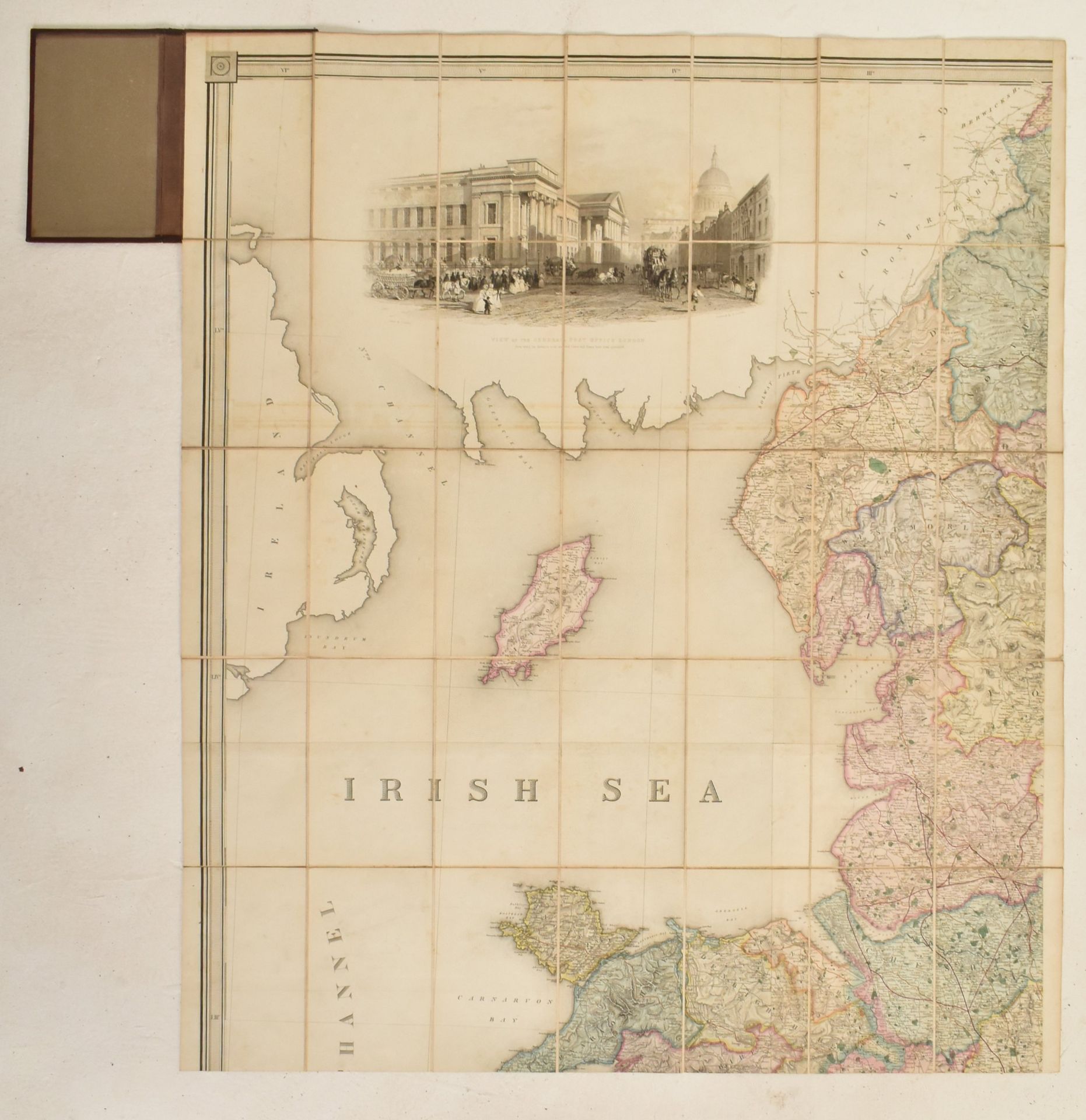 1840 LEWIS' MAP OF ENGLAND AND WALES IN FOUR SMART BINDINGS - Image 6 of 7
