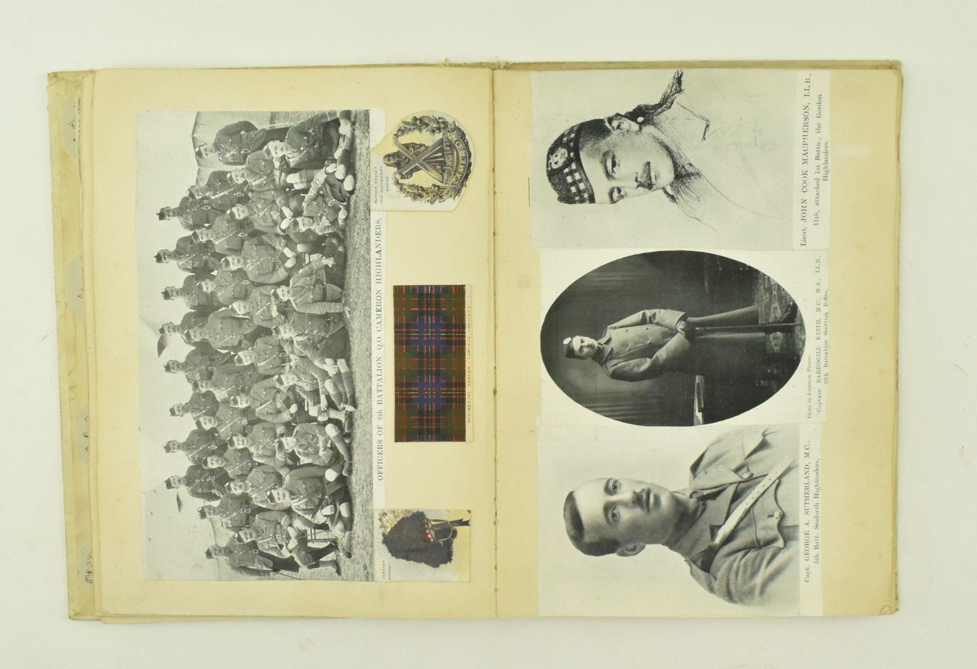 EARLY 20TH CENTURY FIRST WORLD WAR MILITARY SCRAPBOOK - Bild 5 aus 6