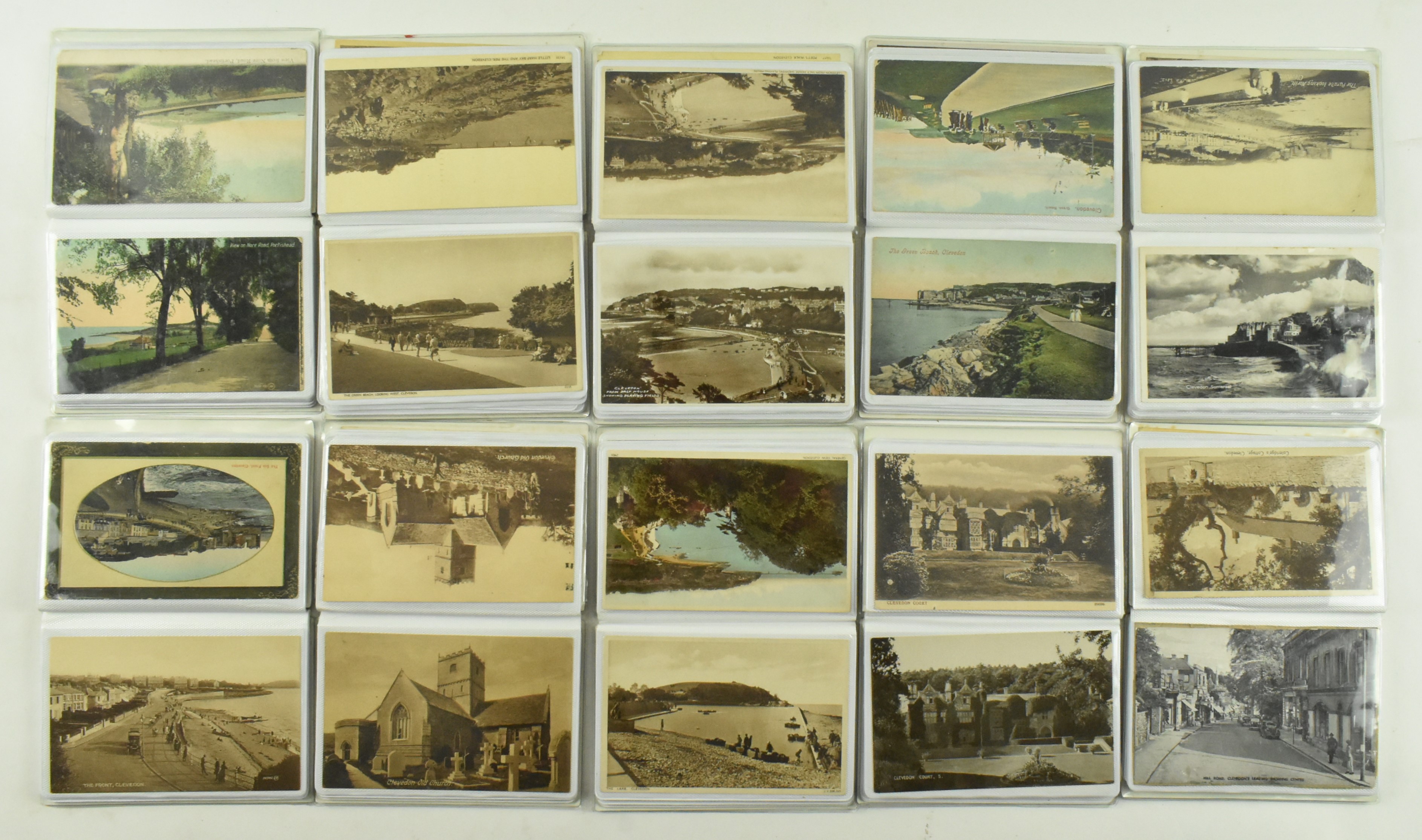 LOCAL SOMERSET INTEREST - APPROX. 200 BLACK & WHITE POSTCARDS - Image 2 of 6