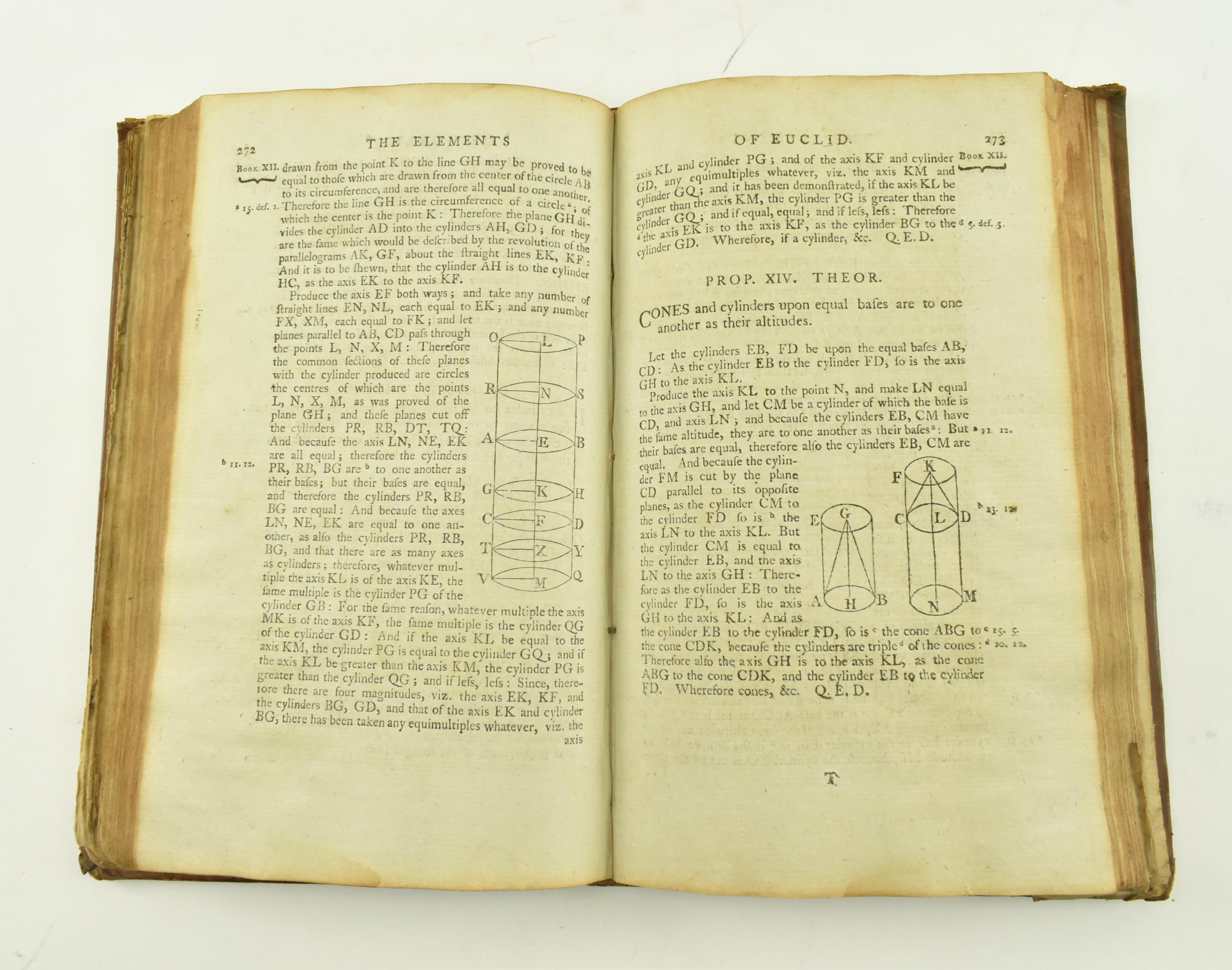 SIMSON, ROBERT. 1804 THE ELEMENTS OF EUCLID TWELFTH EDITION - Image 5 of 6