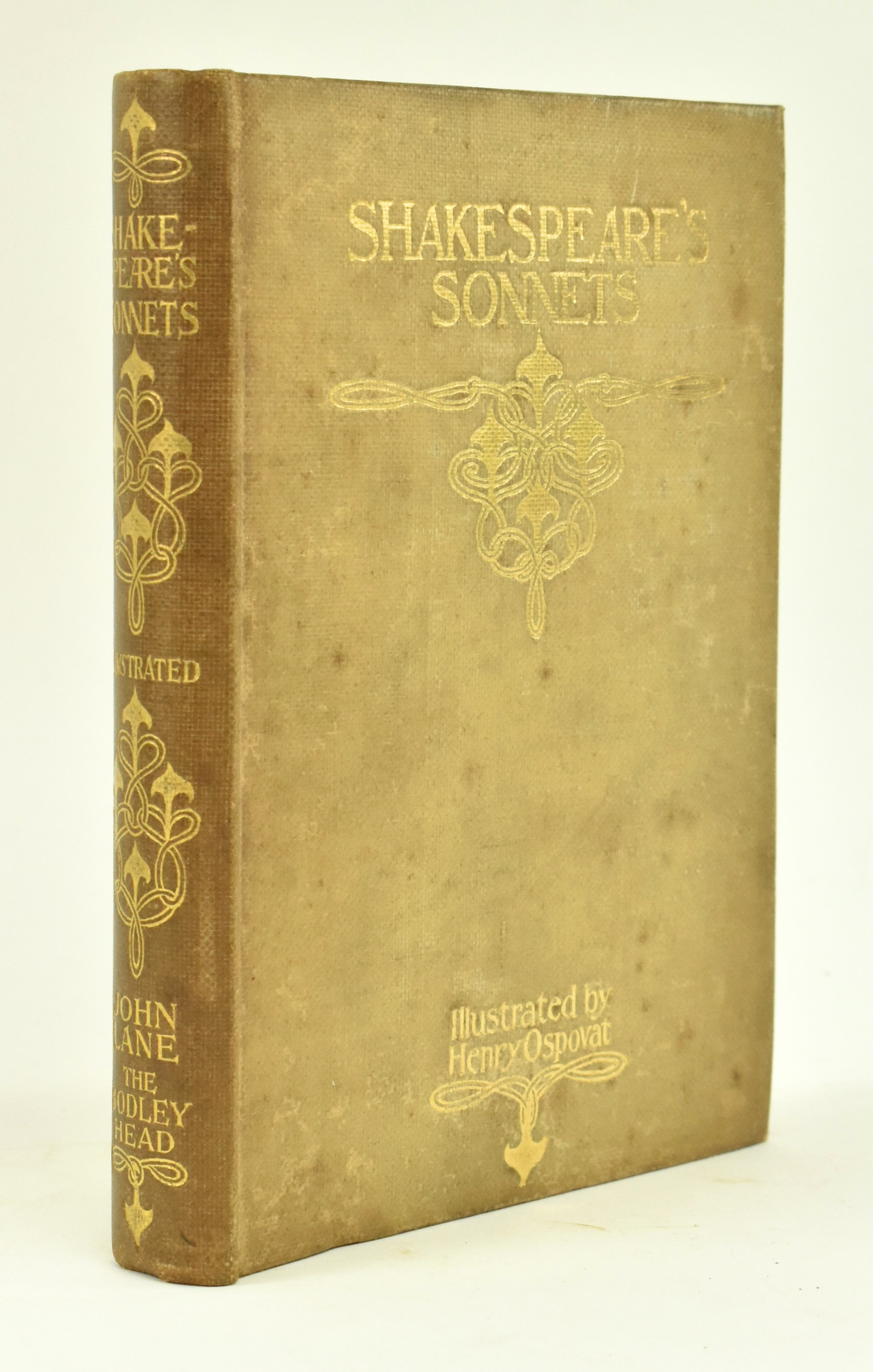 1899 SHAKESPEARE'S SONNETS ILLUSTRATED HENRY OSPOVAT