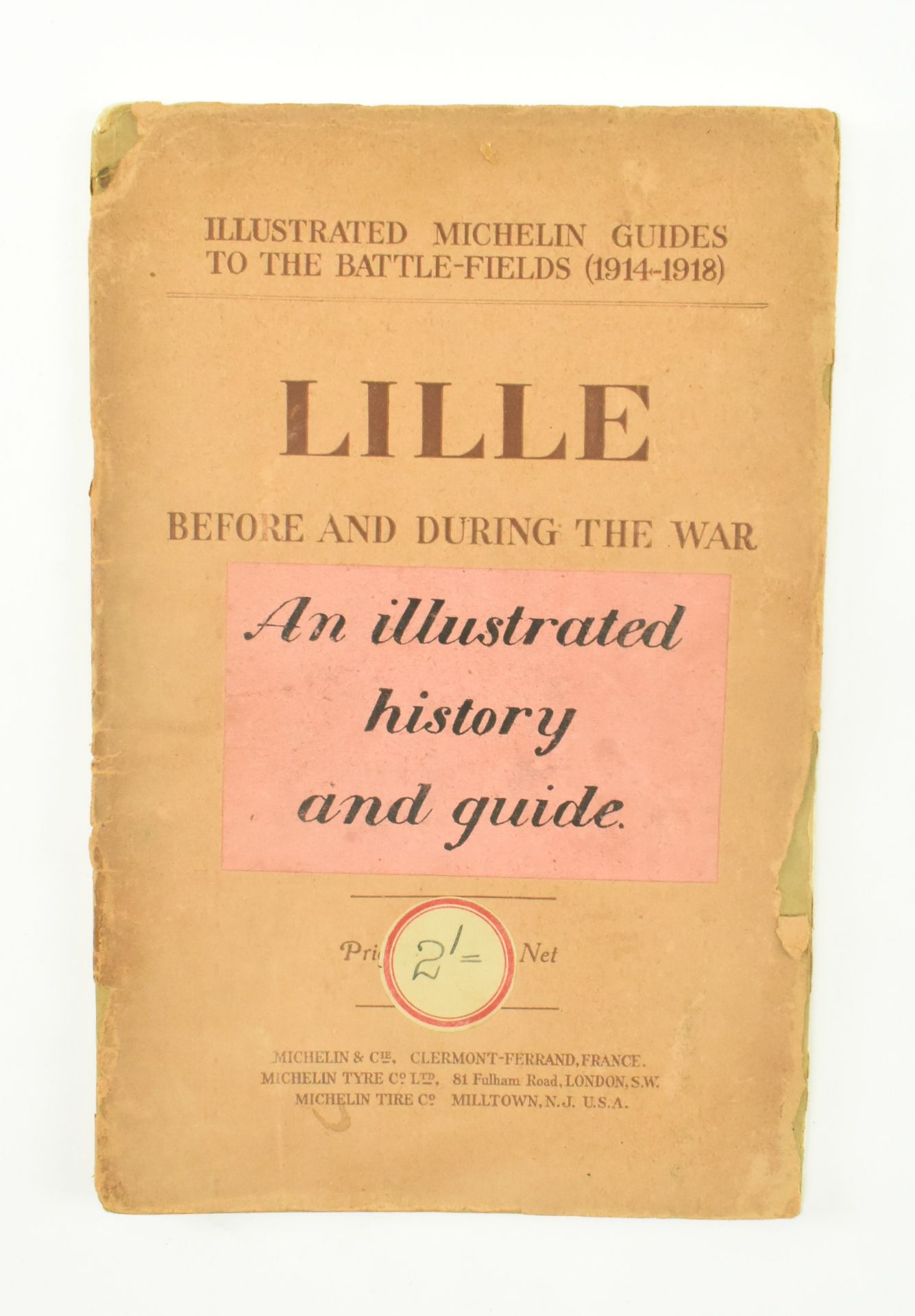 WW1 HISTORY. 11 ILLUSTRATED MICHELIN GUIDES TO THE BATTLEFIELDS - Image 9 of 16