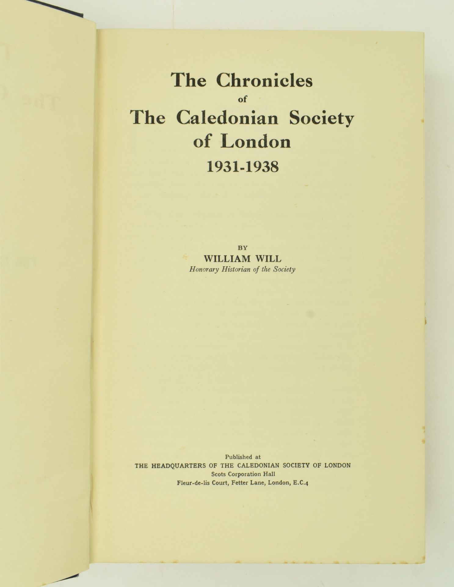 THE CHRONICLES OF THE CALEDONIAN SOCIETY, LONDON. 6 VOLUMES - Bild 3 aus 9