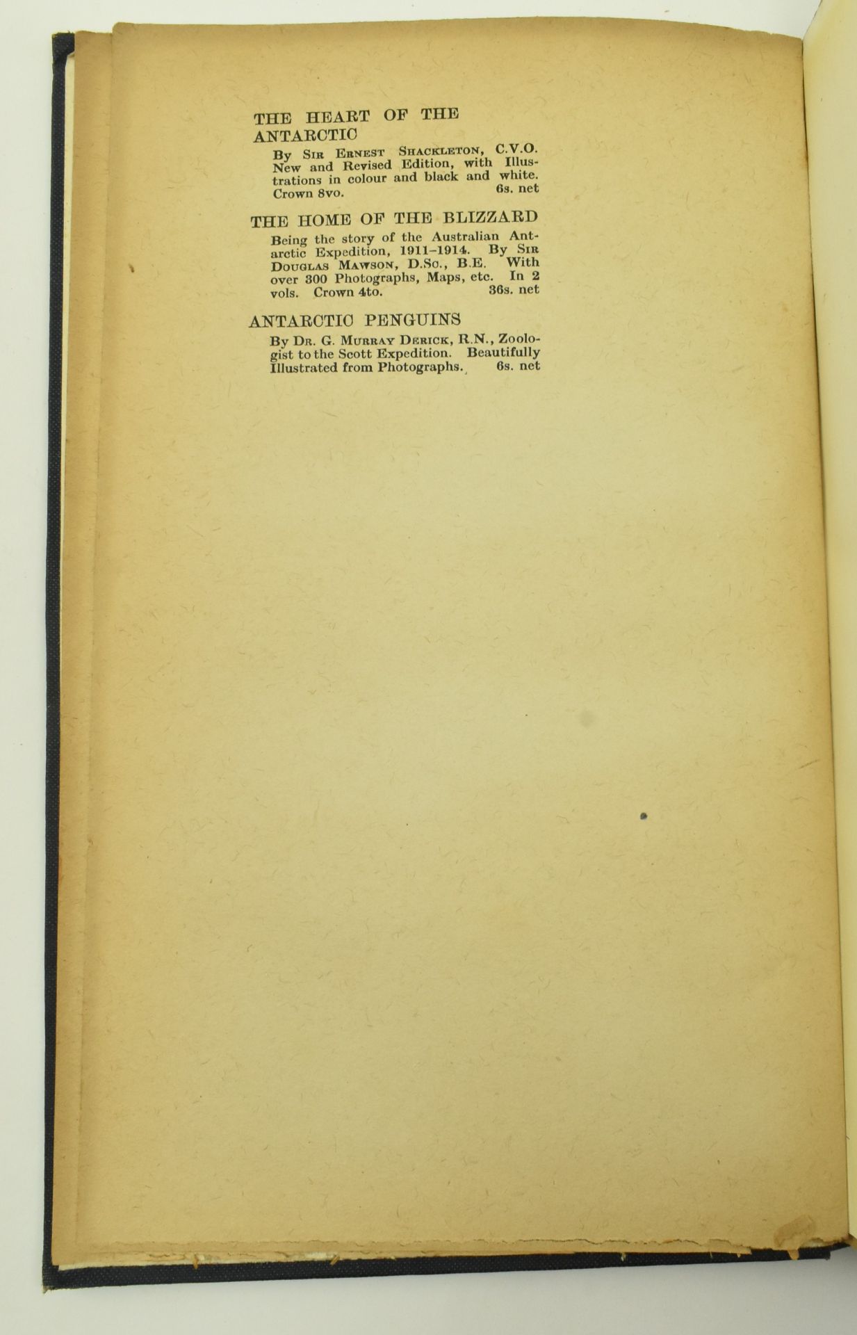 SHACKLETON, ERNEST. 1919 SOUTH FIRST EDITION IN ORIG. CLOTH - Bild 5 aus 14