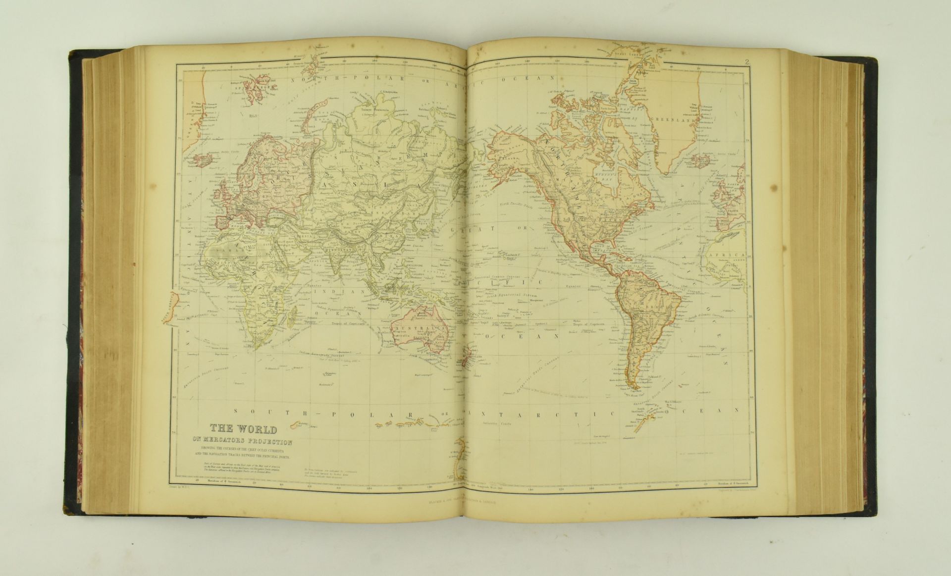 1883 BLACKIE'S COMPREHENSIVE ATLAS & GEOGRAPHY OF THE WORLD - Bild 5 aus 7