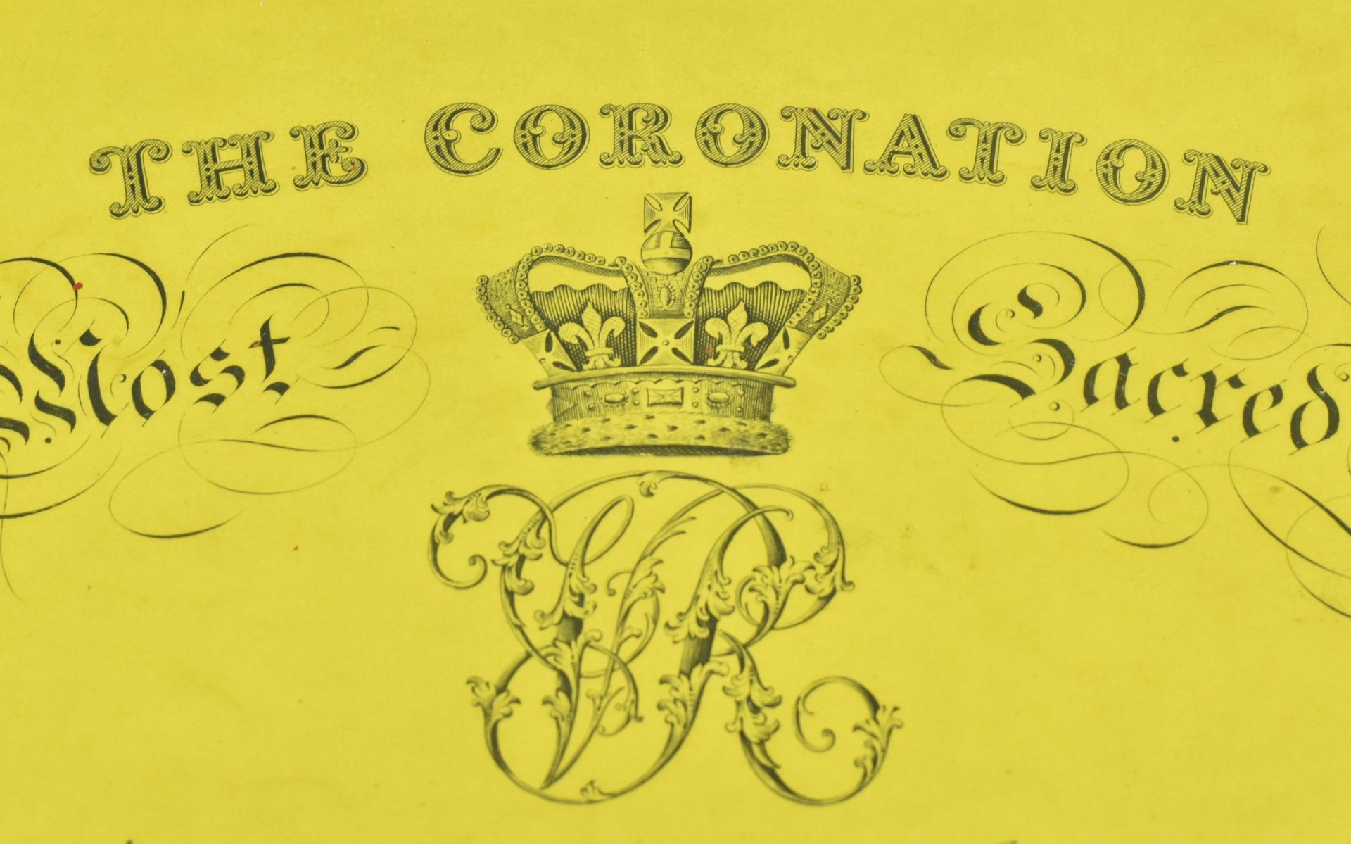 QUEEN VICTORIA - ORIGINAL QUEEN'S CORONATION INVITATION - Image 2 of 9