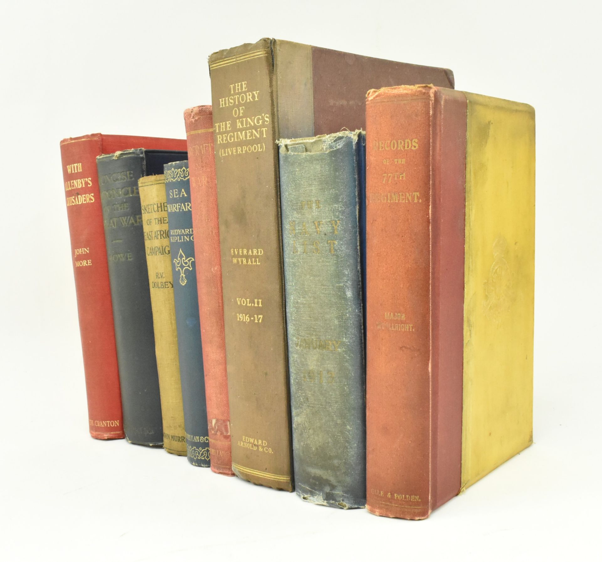 MILITARY WWI INTEREST. COLLECTION OF EIGHT BOOKS - Image 2 of 13