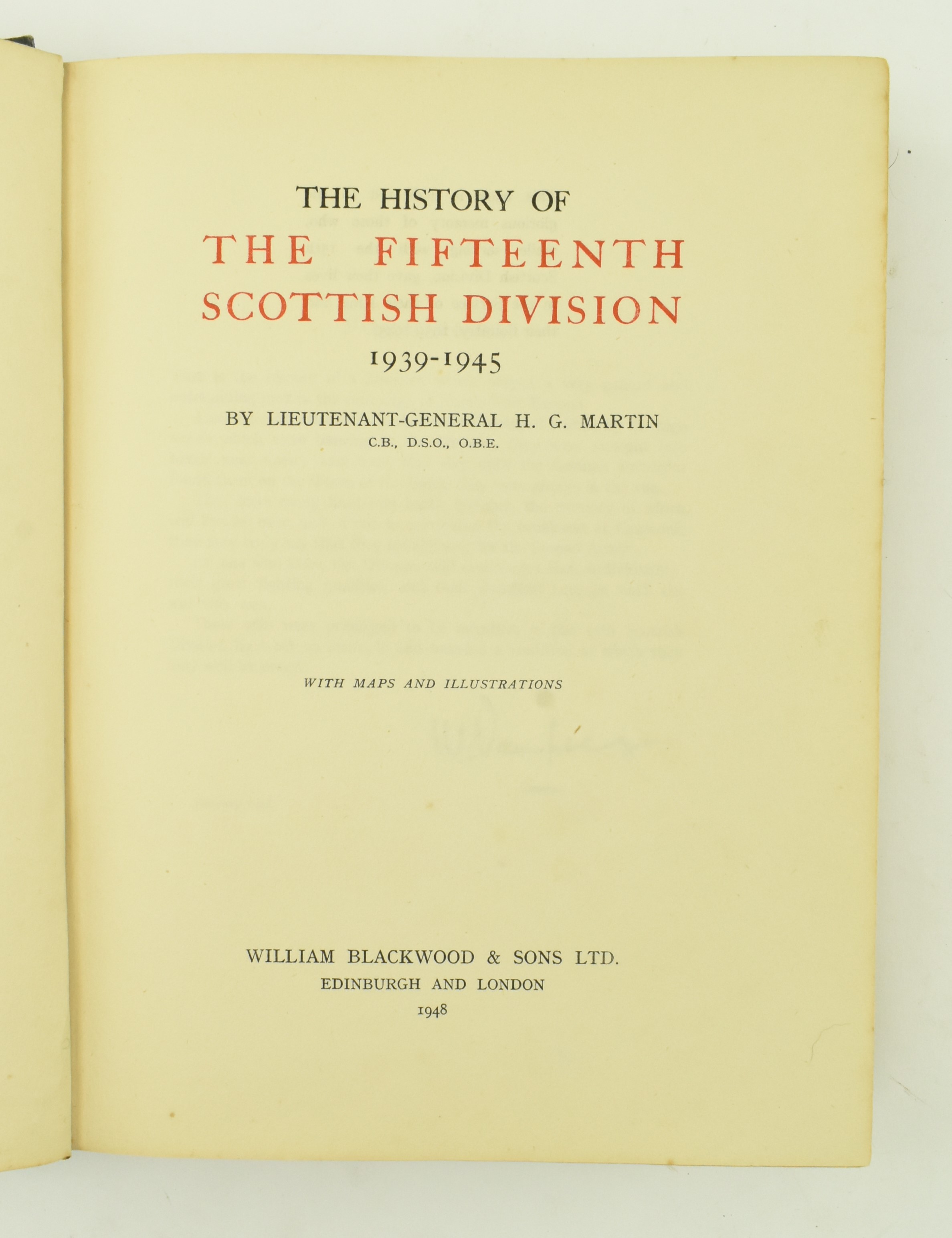 FIRST WORLD WAR. COLLECTION OF BOOKS ON SCOTTISH DIVISIONS - Image 9 of 9