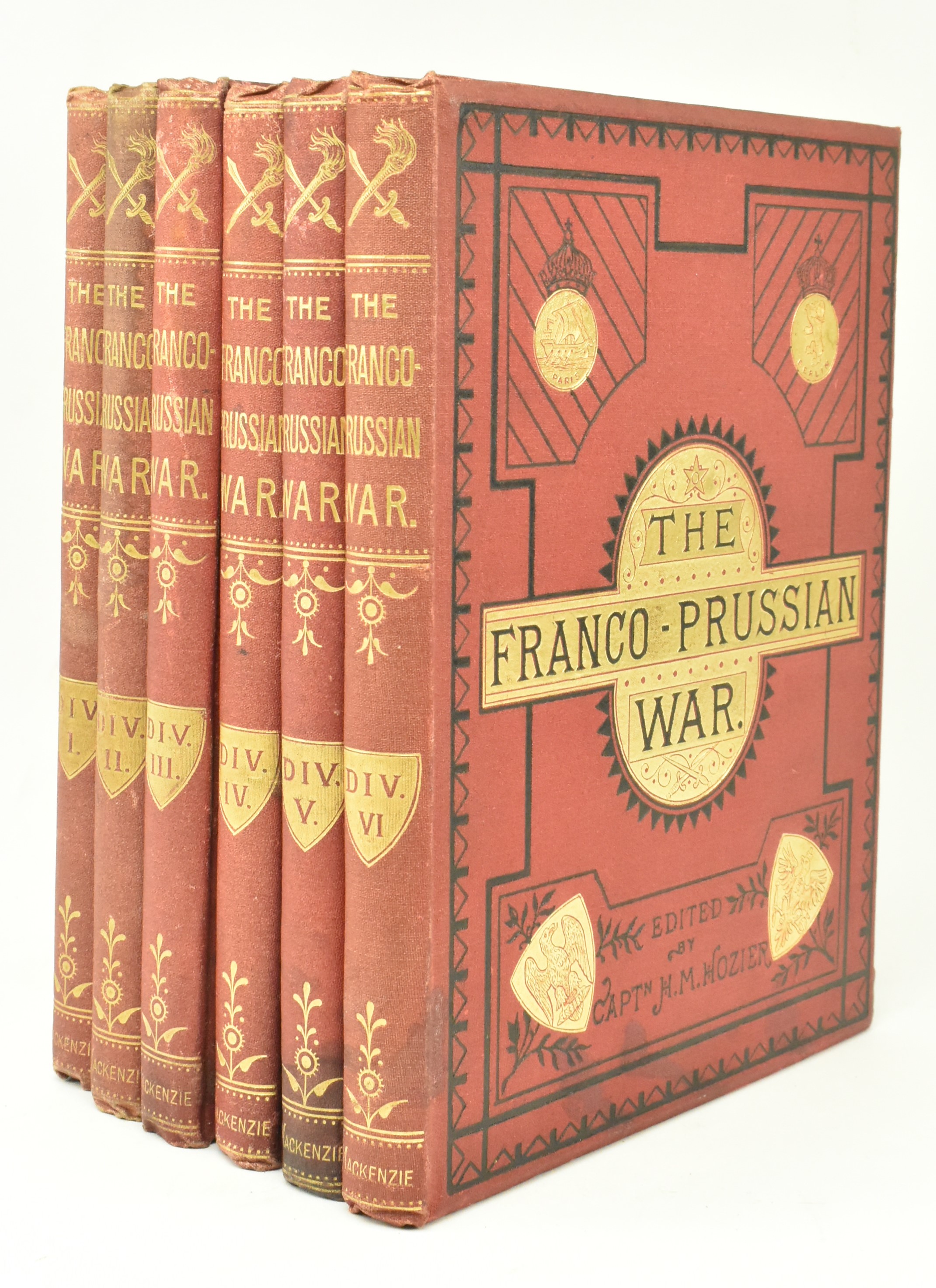 MILITARY INTEREST. HOZIER'S THE FRANCO-PRUSSIAN WAR, 6VOL - Image 2 of 12