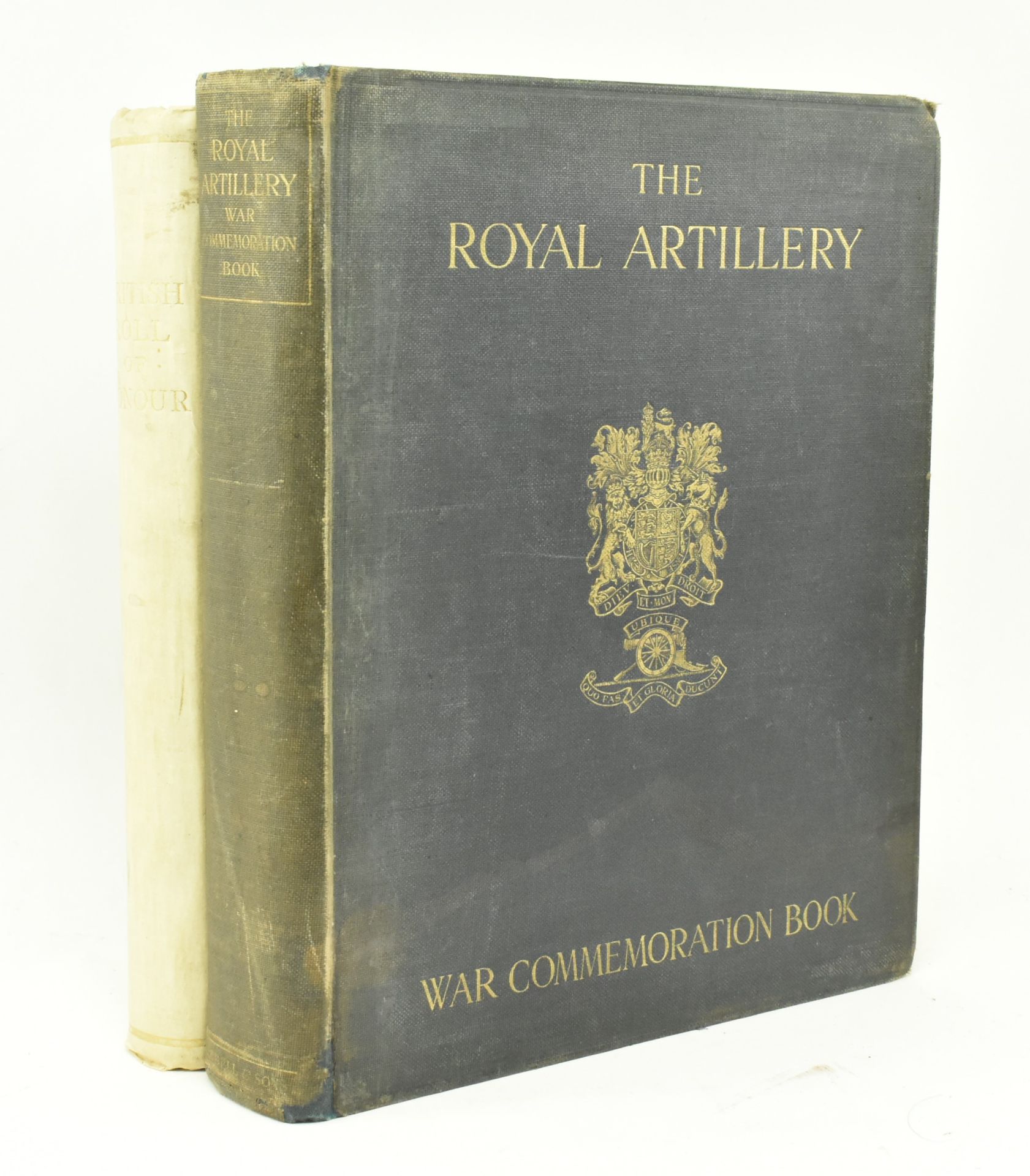 1920 THE ROYAL ARTILLERY WAR COMMEMORATION BOOK & ANOTHER