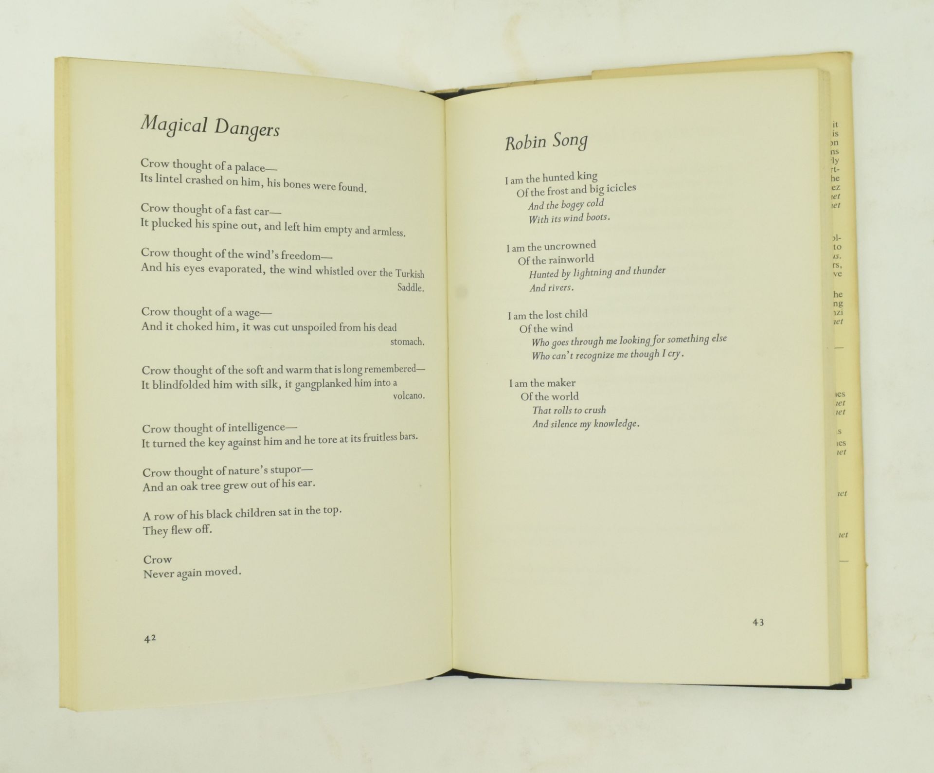 SYLVIA PLATH & TED HUGHES. FOUR MODERN POETRY COLLECTIONS - Image 10 of 11