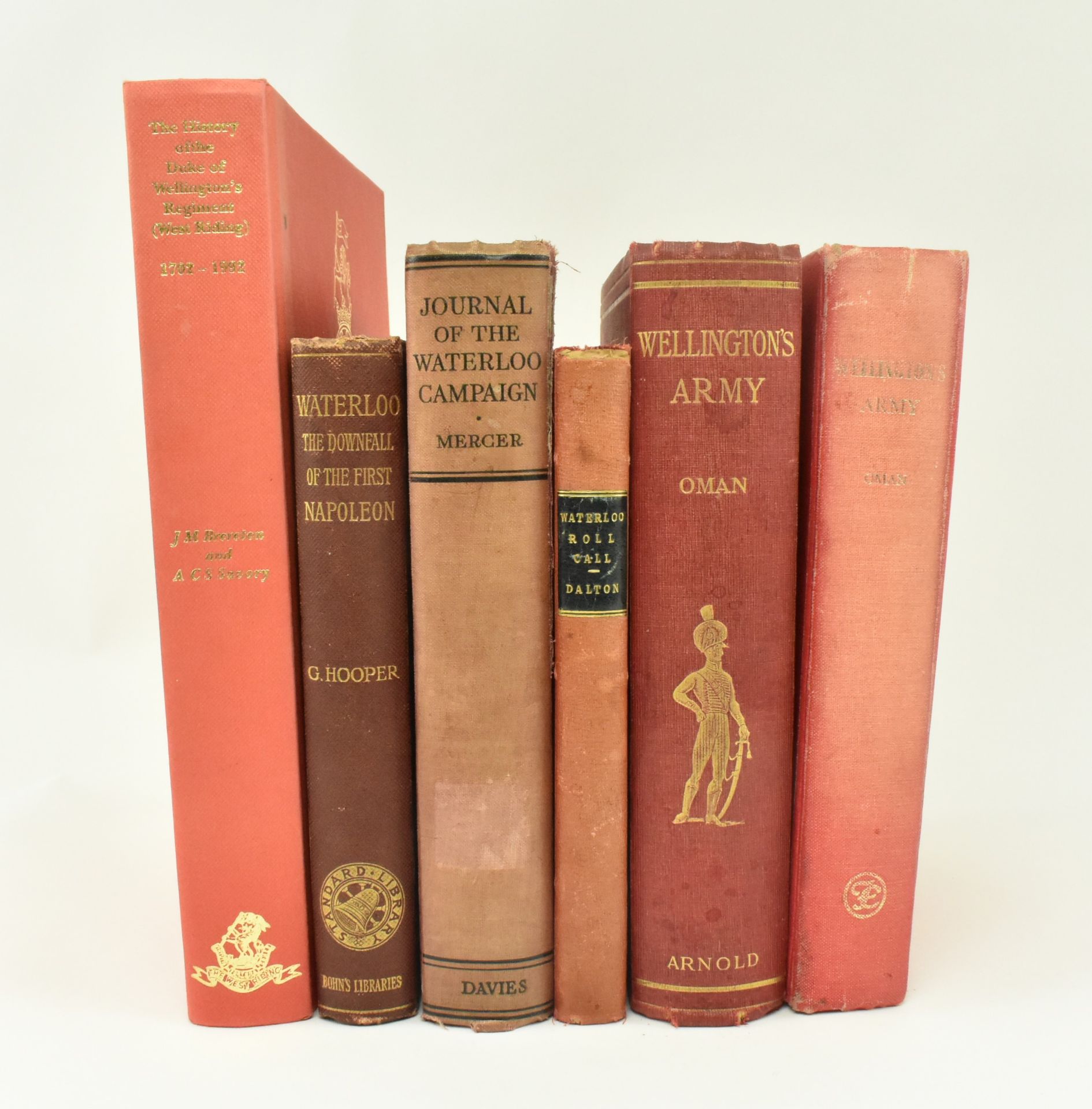 MILITARY HISTORY. COLLECTION OF SIX WORKS ON WATERLOO