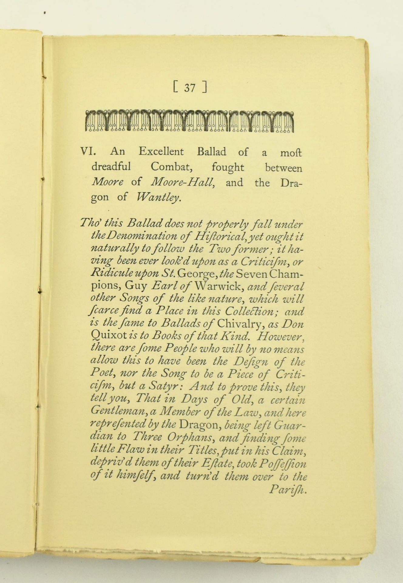 (PHILIPS, AMBROSE) 1728 COLLECTION OF OLD BALLADS - Bild 5 aus 6