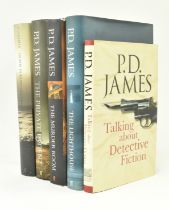 JAMES, P. D. FIVE MODERN FIRST EDITIONS INCL. SIGNED LETTER