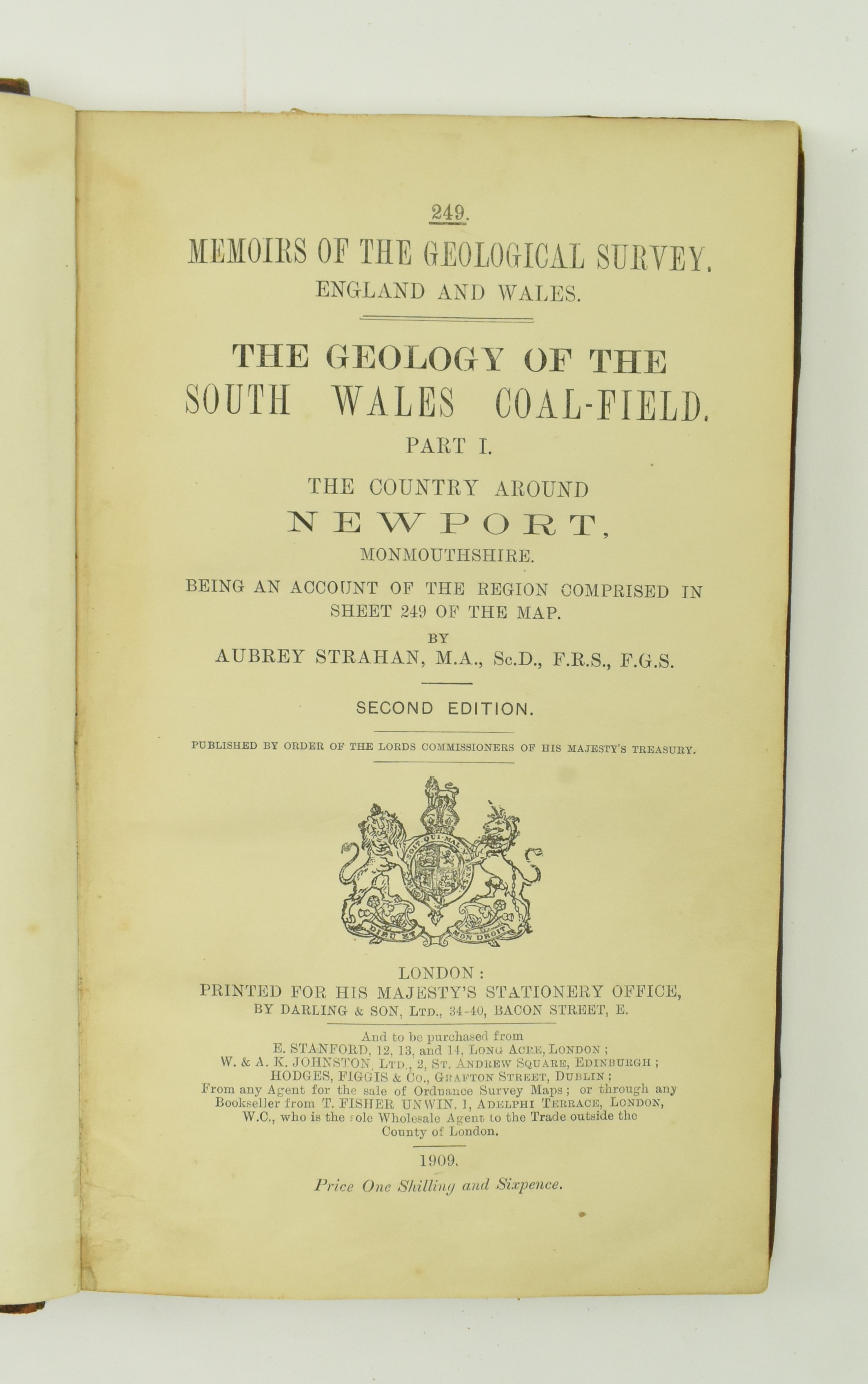 TWO EARLY 20TH CENTURY WORKS ON GEOLOGY - Image 7 of 10