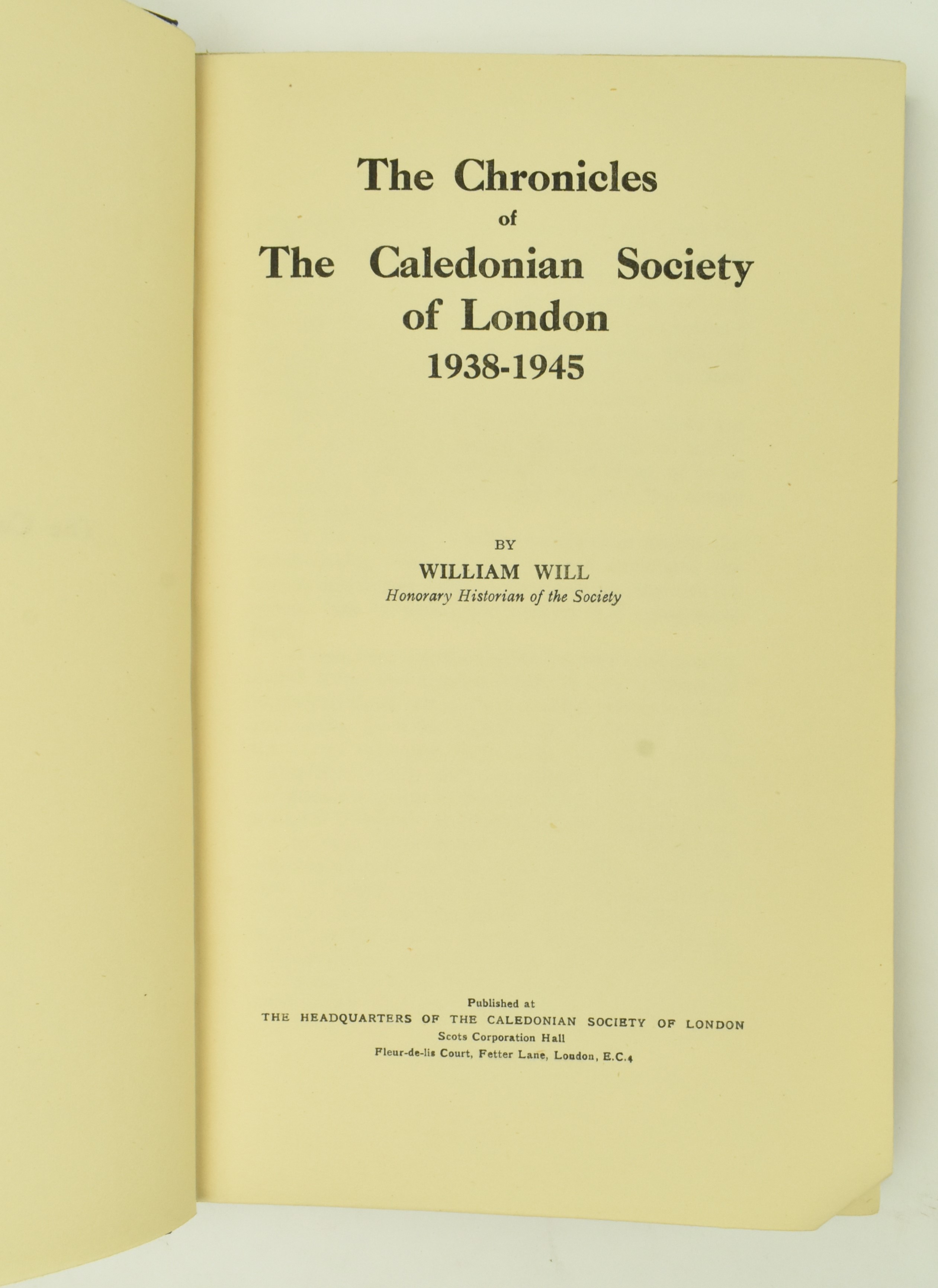 THE CHRONICLES OF THE CALEDONIAN SOCIETY, LONDON. 6 VOLUMES - Image 6 of 9