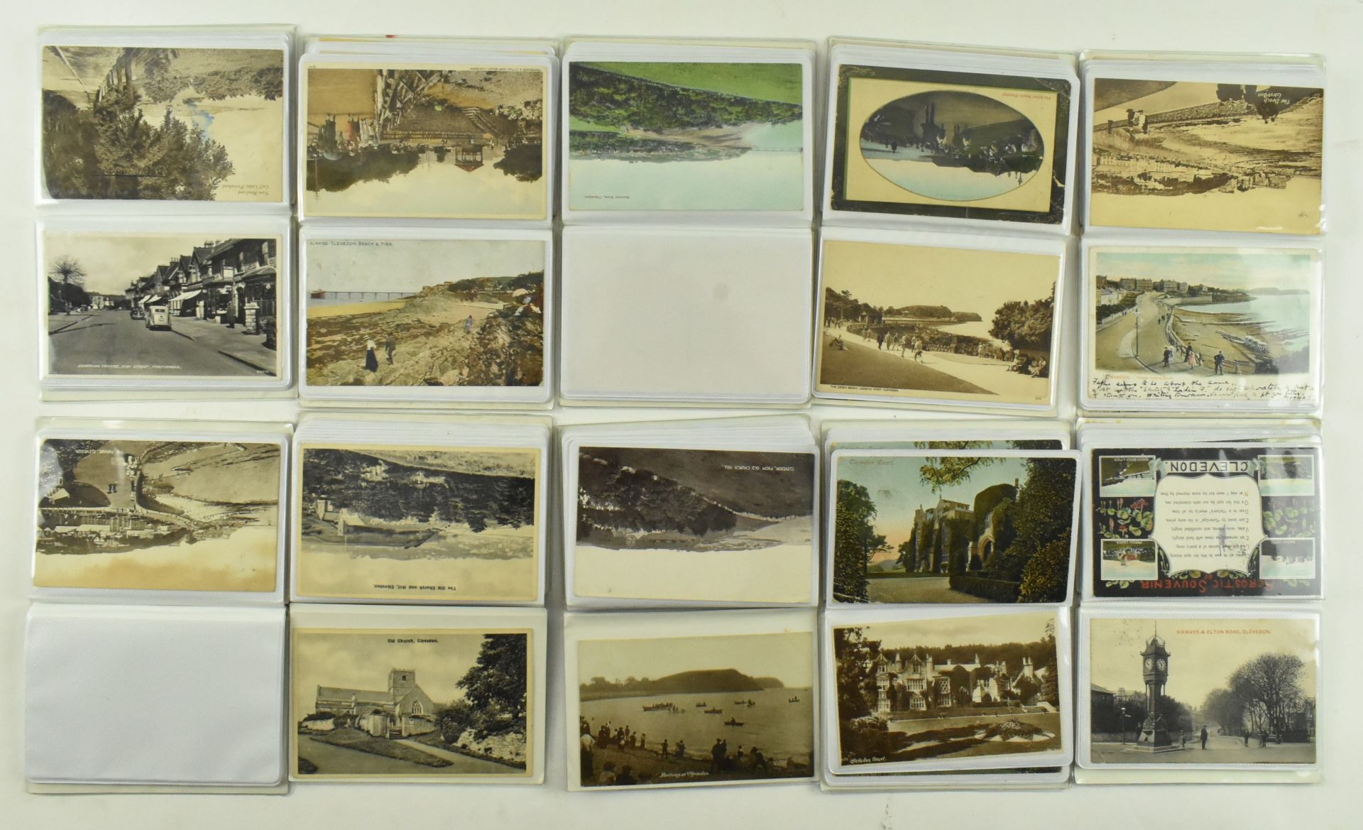 LOCAL SOMERSET INTEREST - APPROX. 200 BLACK & WHITE POSTCARDS - Bild 5 aus 6