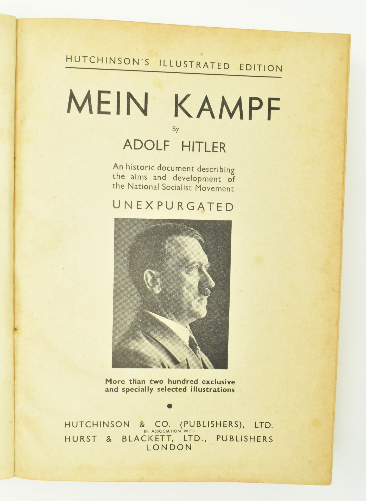 WW2 INTEREST. 1939 MEIN KAMPF ILLUSTRATED ED, ADOLF HITLER - Image 2 of 9